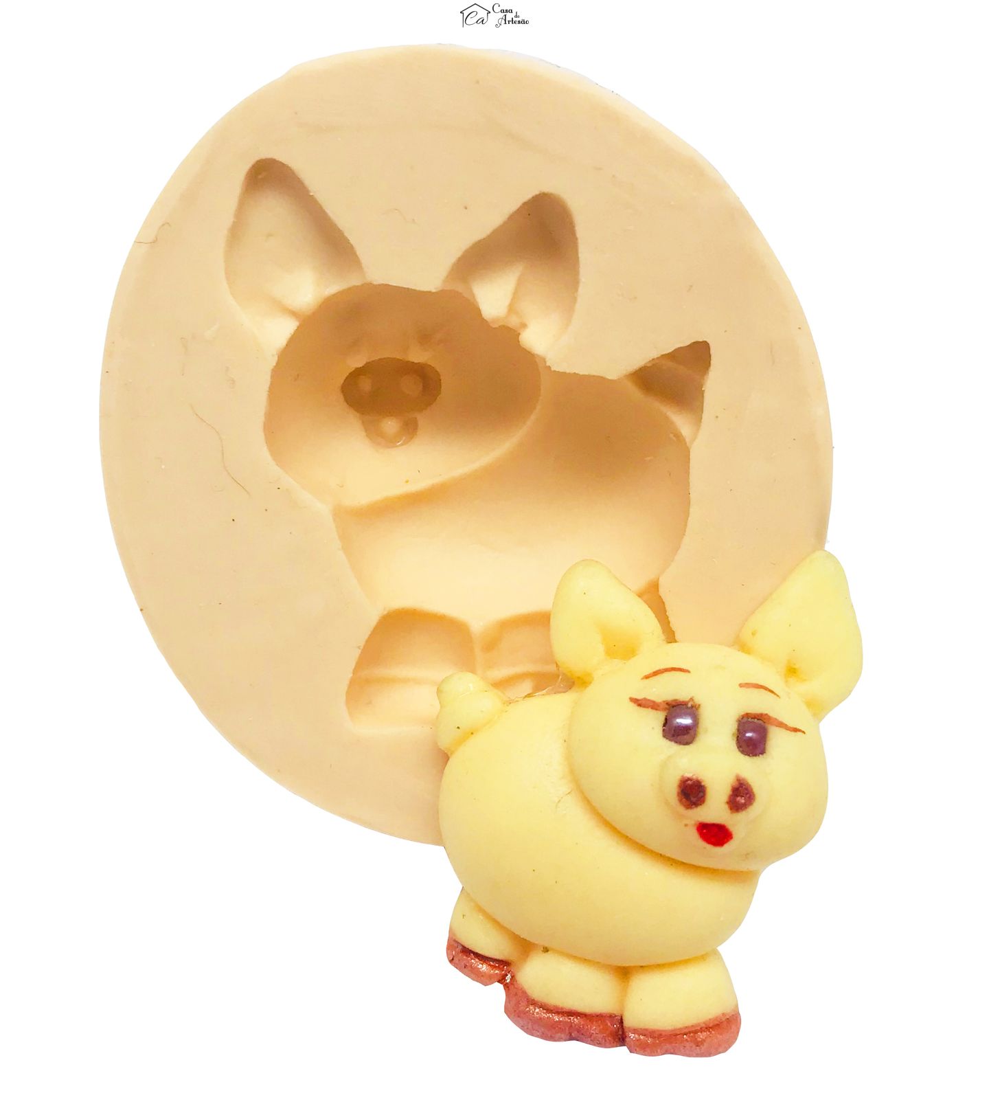 Molde de silicone - Porquinho