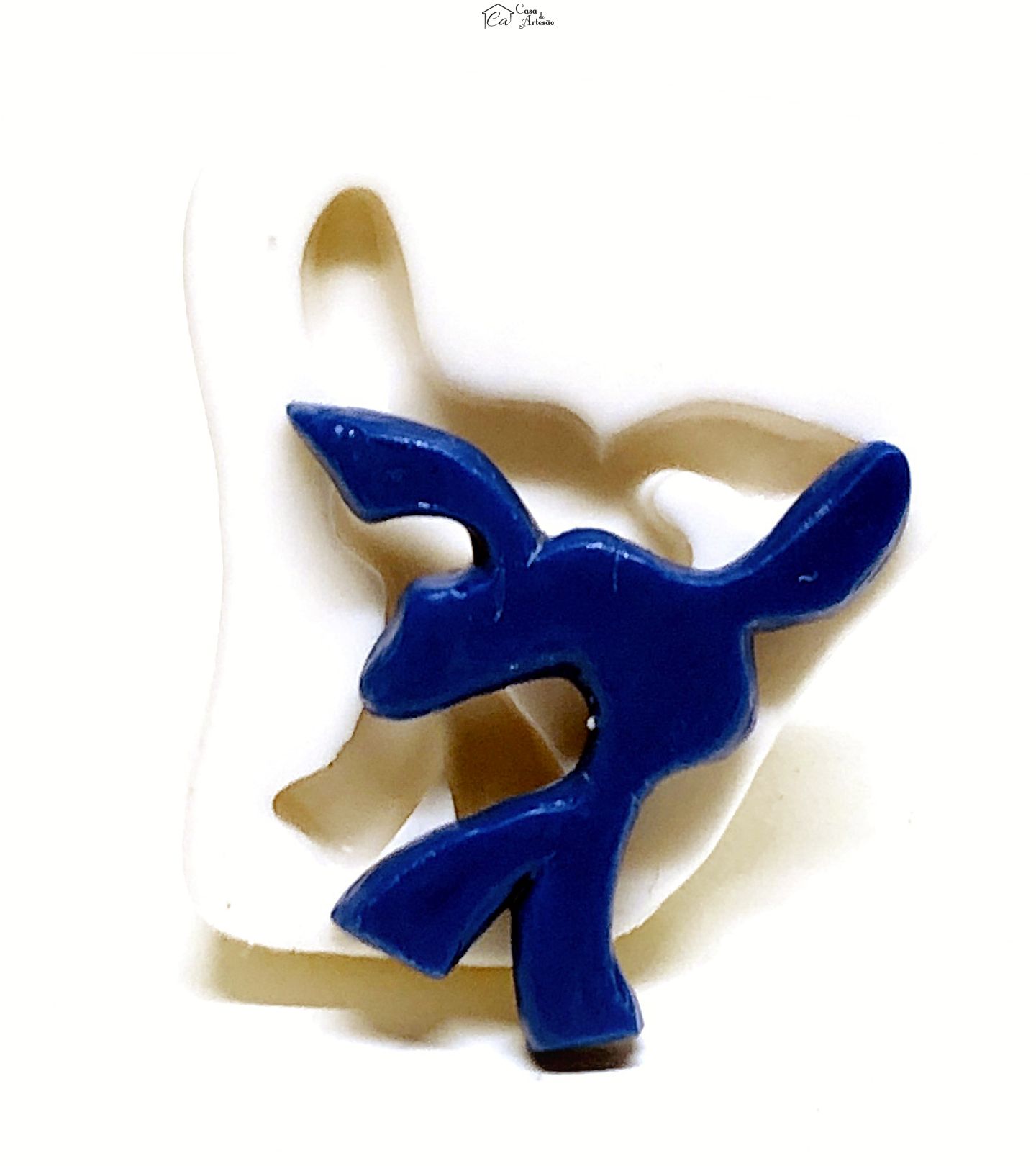 Molde de silicone - Os Aventureiros - Logo Foca - Media - P1103