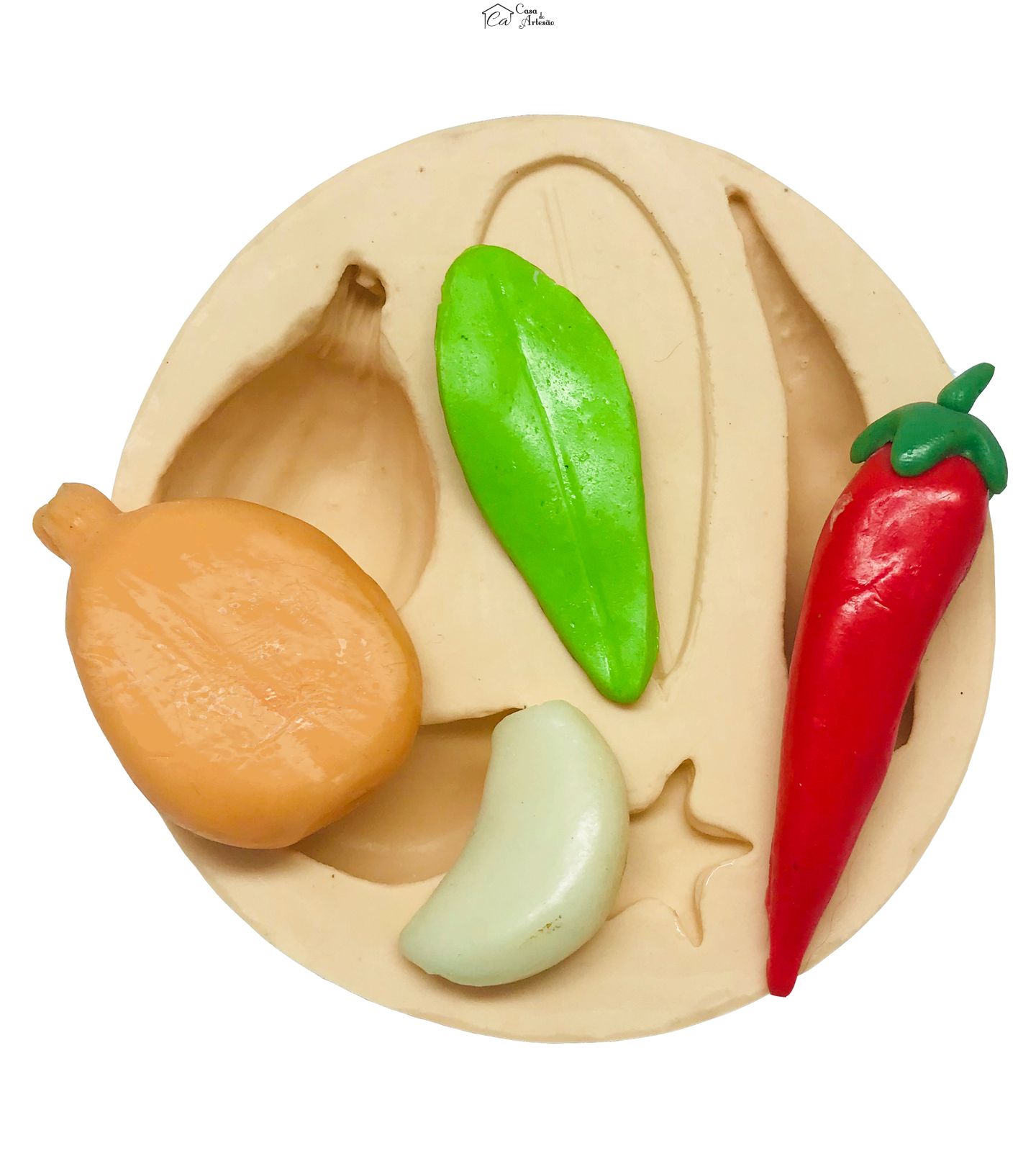 Molde de silicone - Legumes Médio (4)