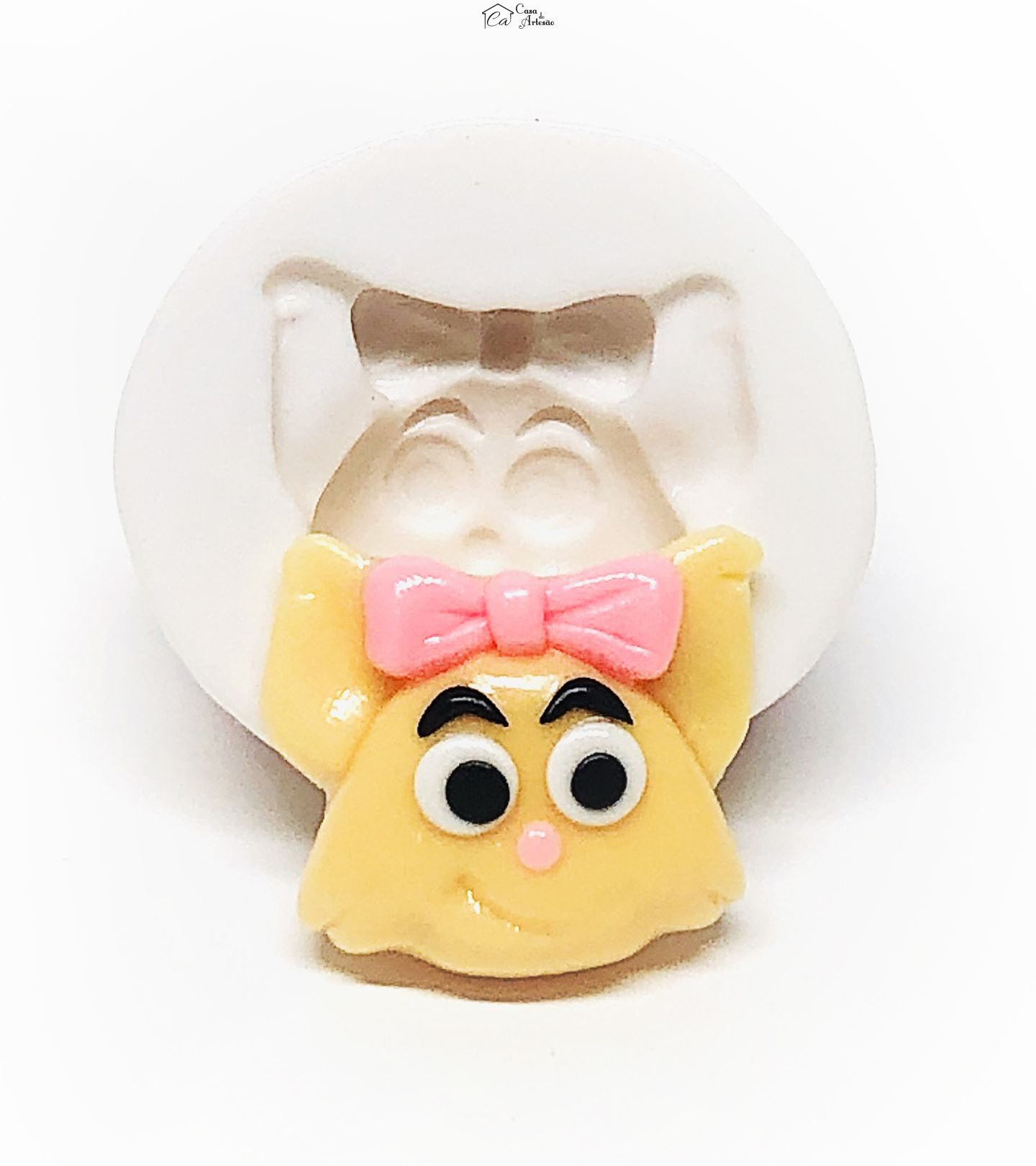 Molde de silicone - Caninopolis - Rosto Mel - Pequeno - P1110