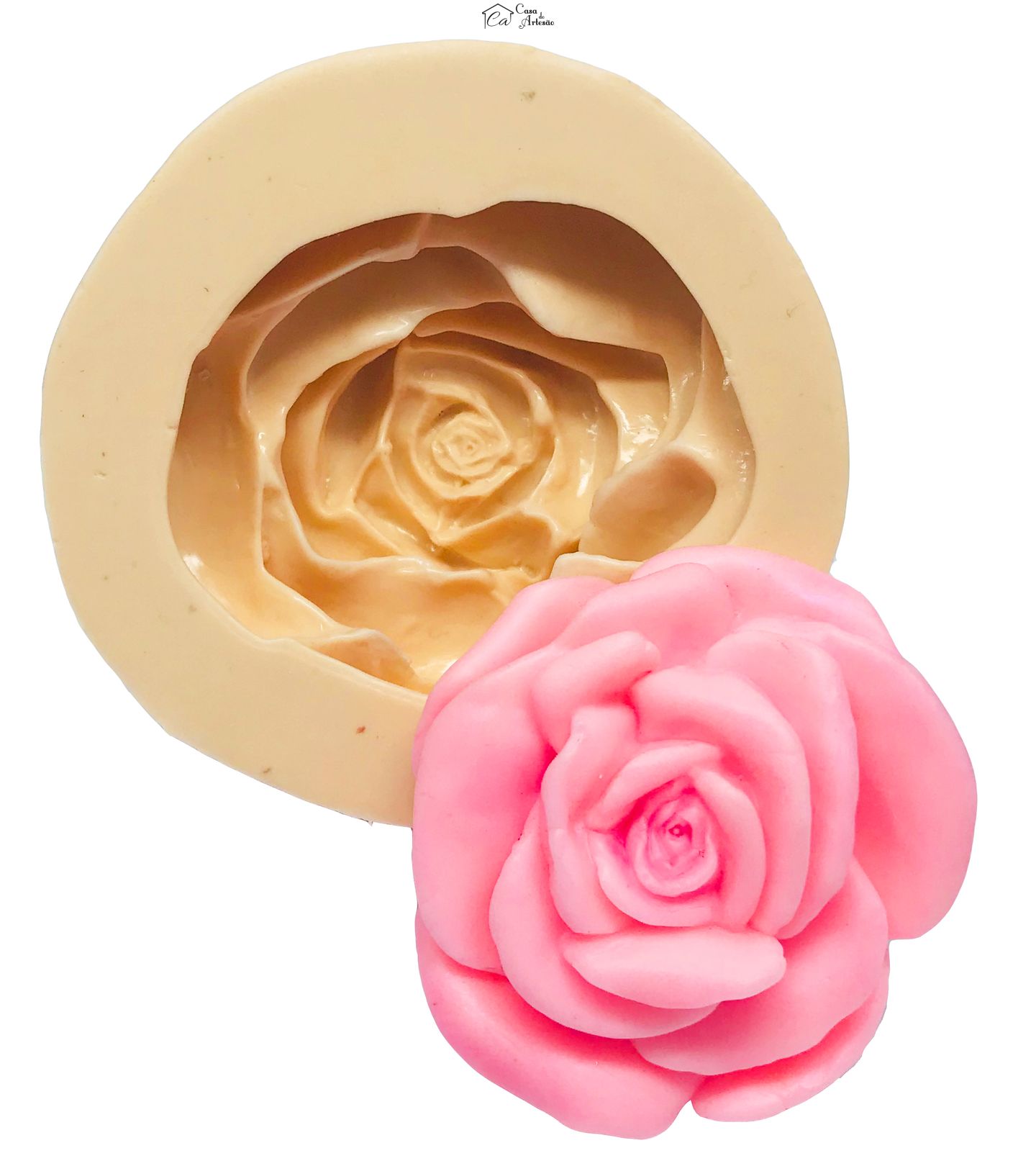 Molde de silicone - Rosa - Gd