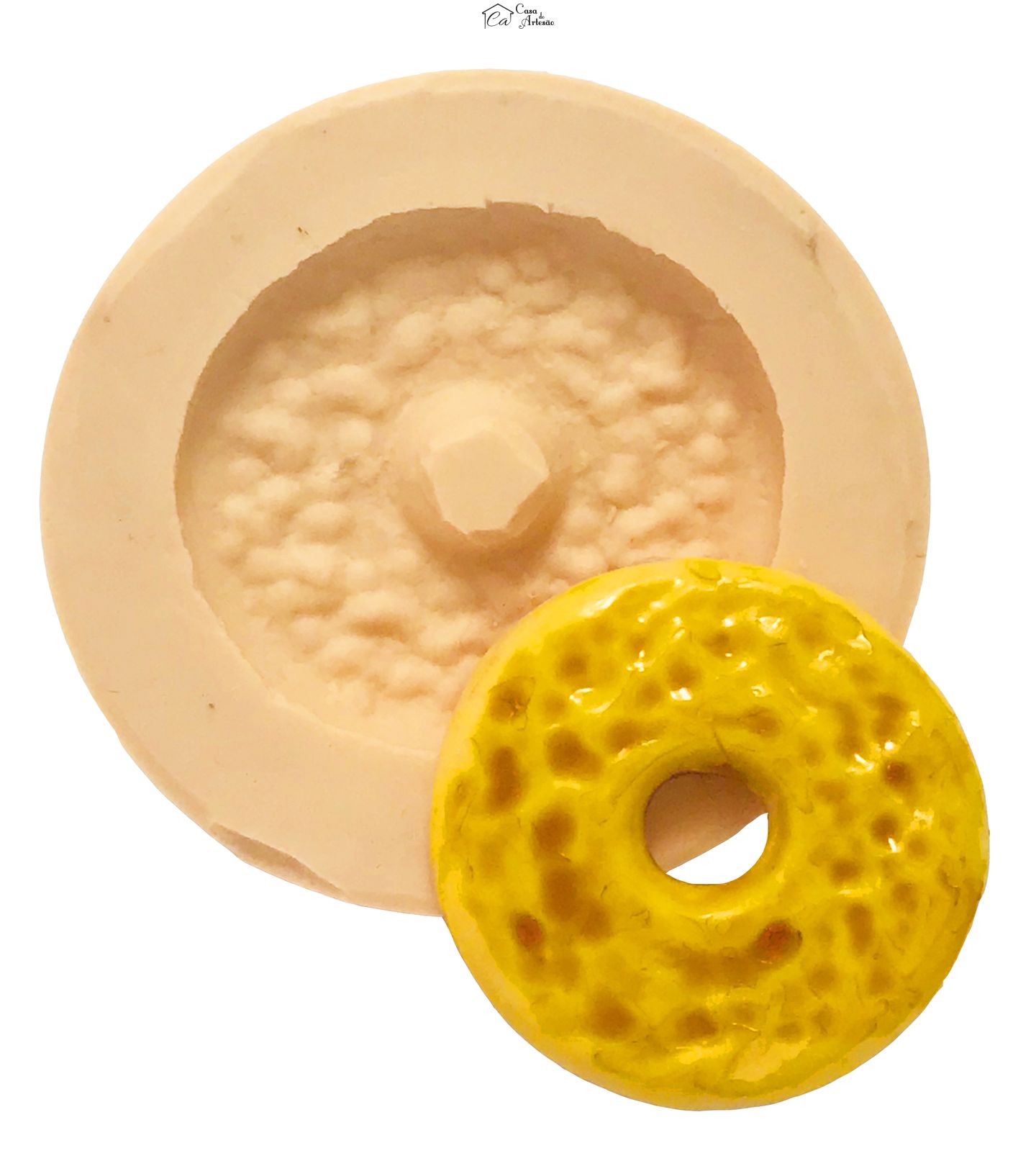 Molde de silicone - Rosca c/ Furo Média