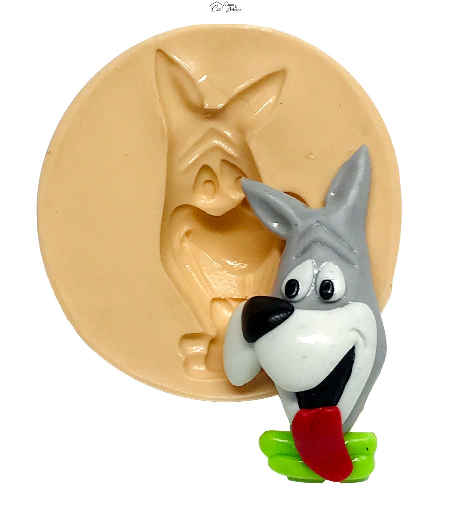 Molde de silicone - Os Jetsons - Rosto Astro - Medio - P612