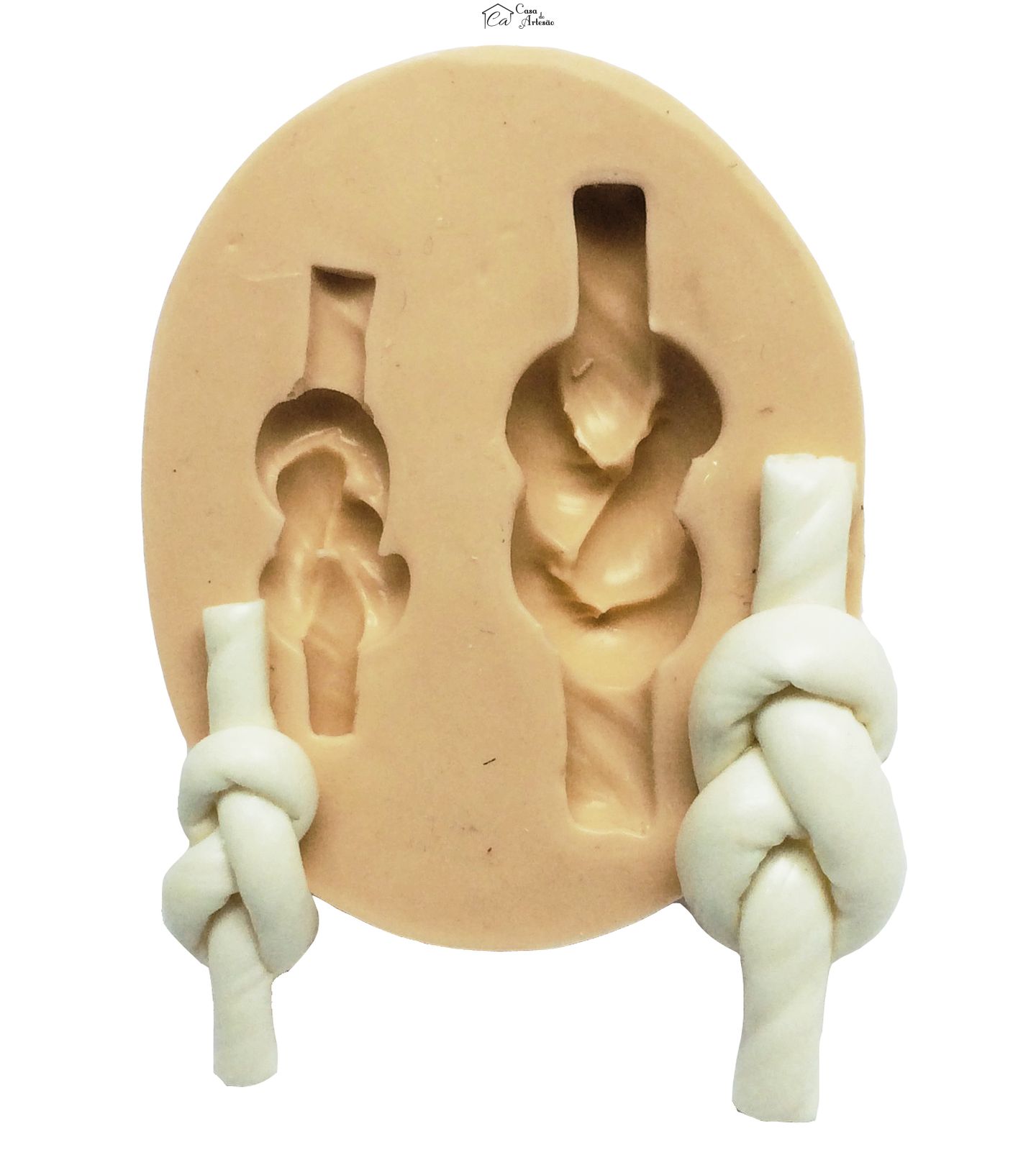 Molde de silicone - Nós - 02 Tamanhos - P226