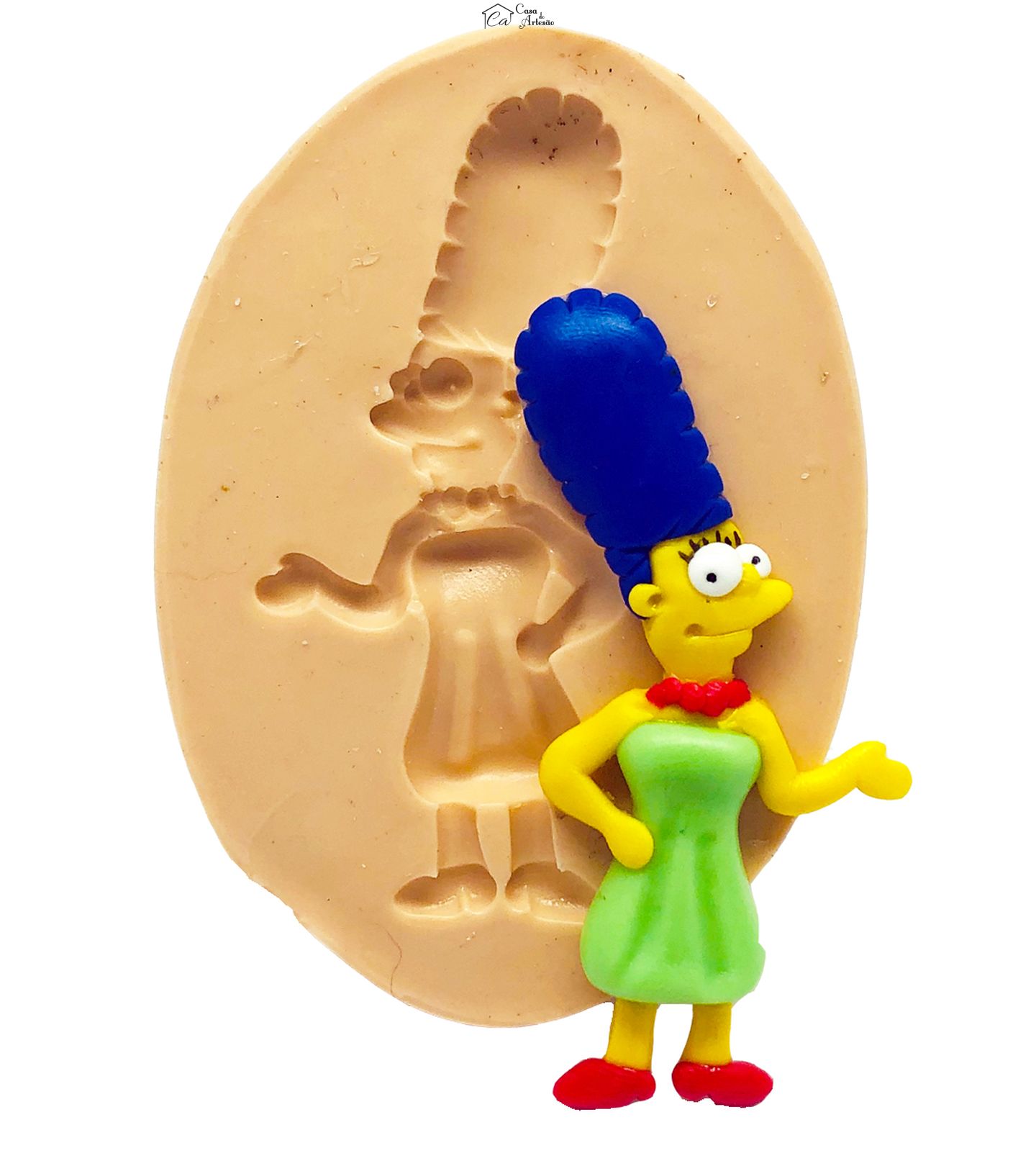 Molde de silicone - Simpsons - Marge - Pequena - P859