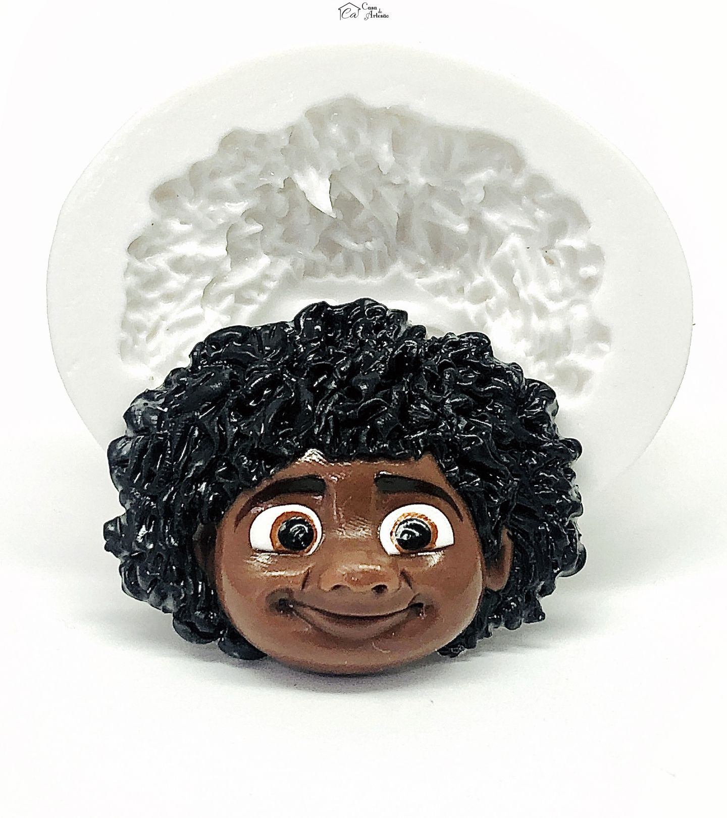 Molde de silicone - Encanto - Rosto Antonio - Grande - P1121