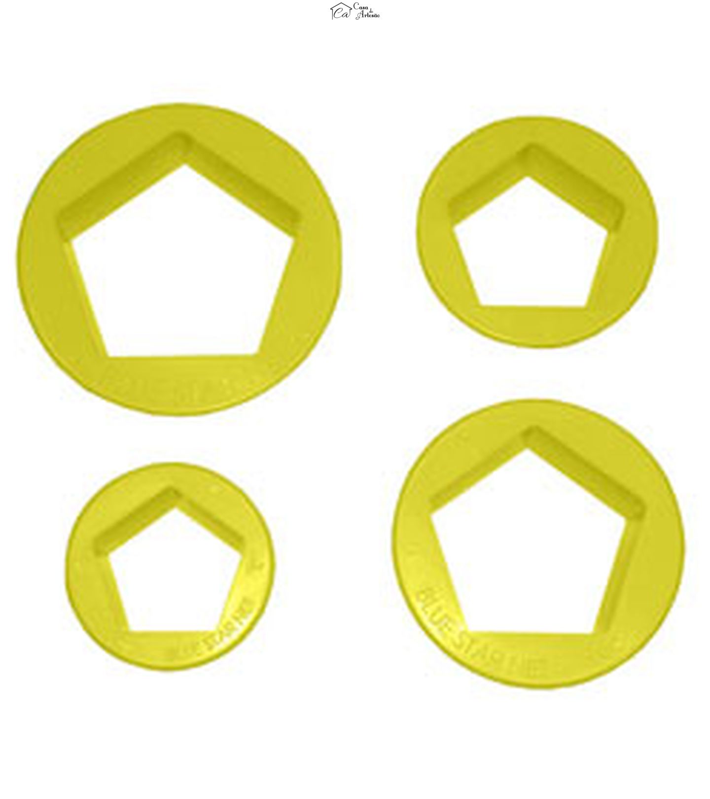 Cortador Blue Star - Pentagono - P - 04 pç - Cod.0407