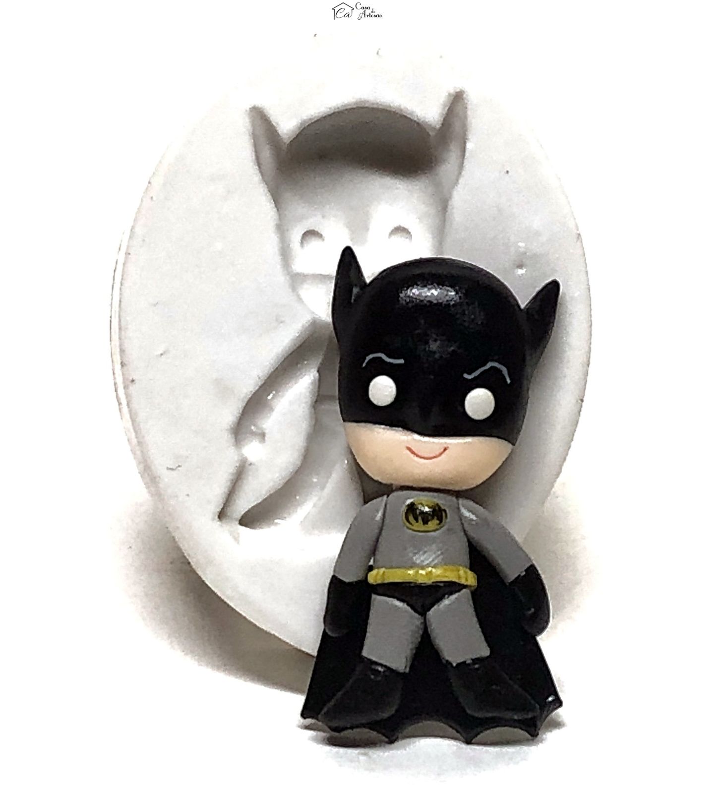 Molde de silicone - Liga da Justiça - Fofinhos - Batman - Medio - P497