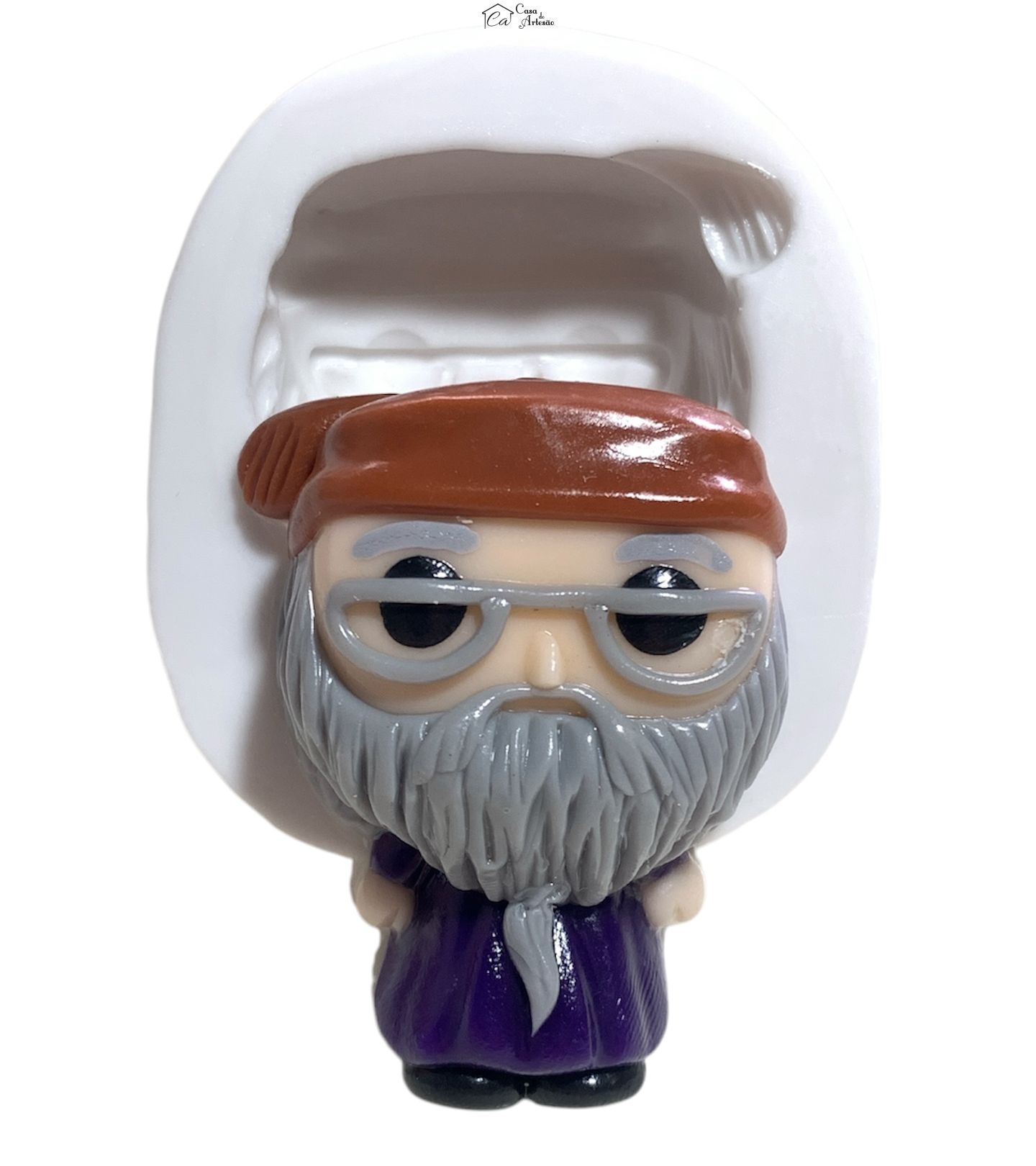Molde de silicone - Harry Potter - Funko Pop Mini - Dumbledore - P1254