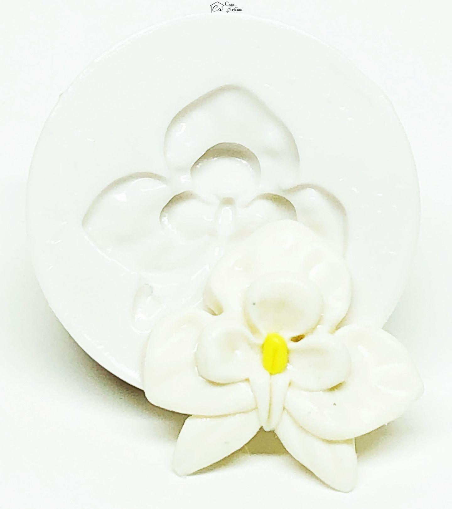 Molde de silicone - Flor - Orquidea Falenopsis - Media- P782