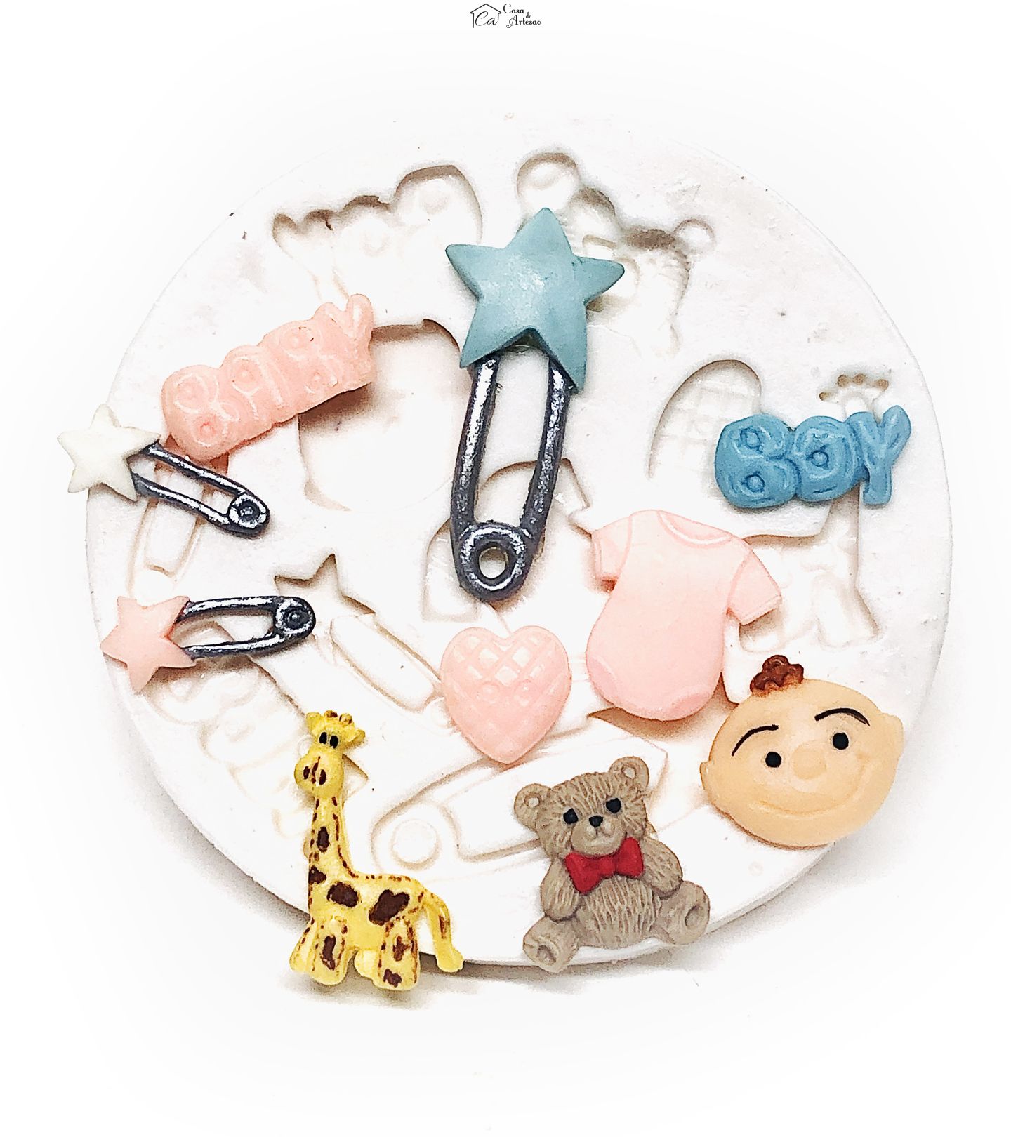 Molde de silicone - Kit Bebe I - P171