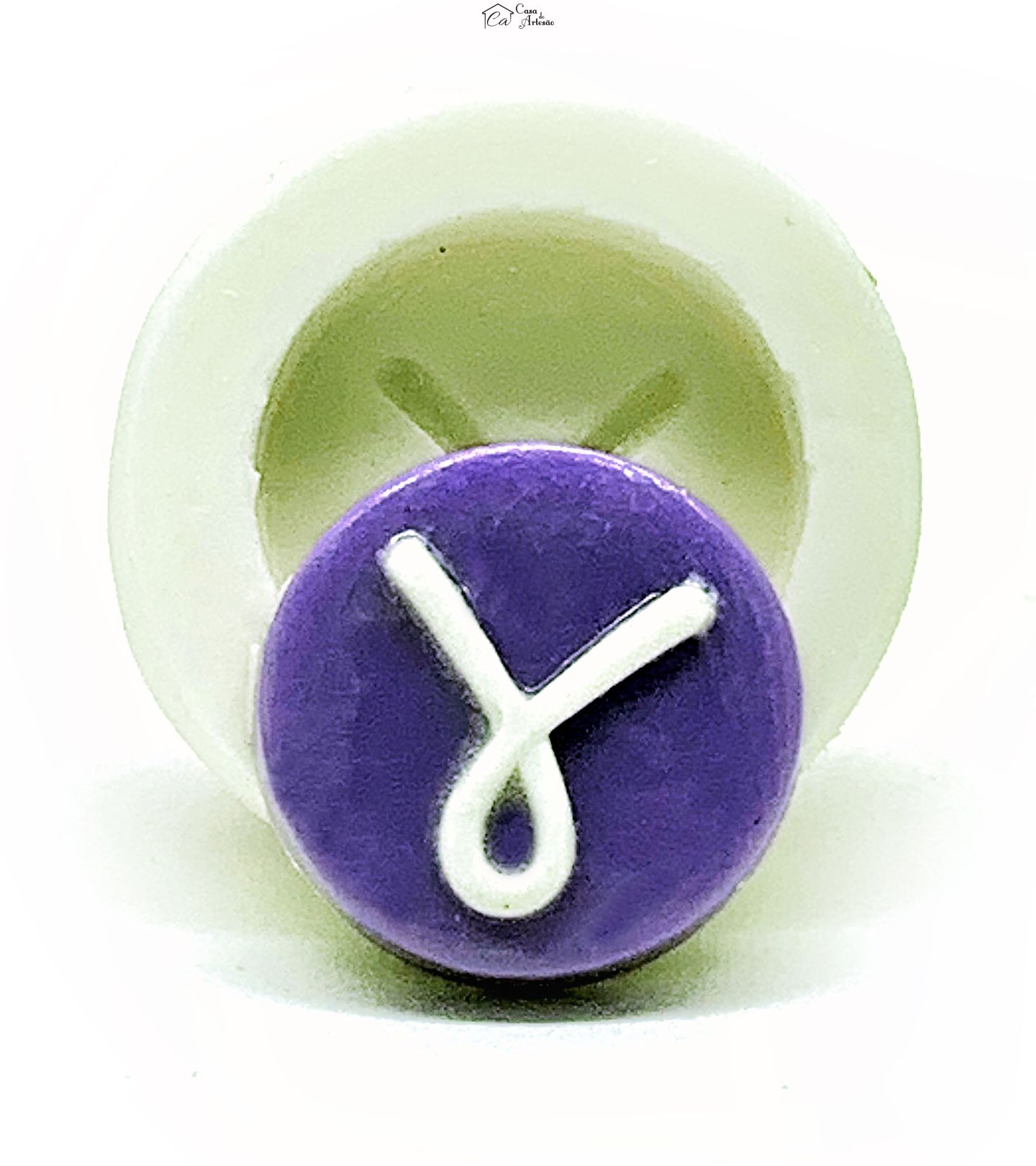 Molde de silicone - Horoscopo - Simbolo - Aries - Pequeno - P1139