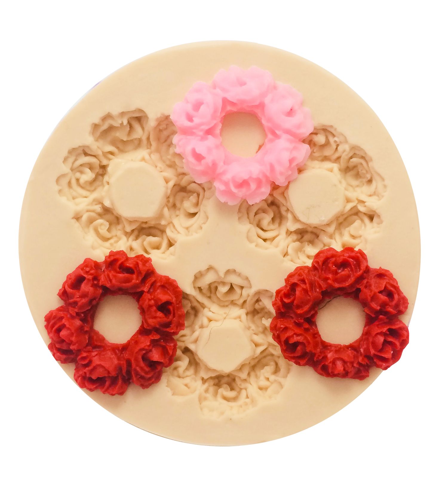 Molde de silicone - Guirlanda de Rosas