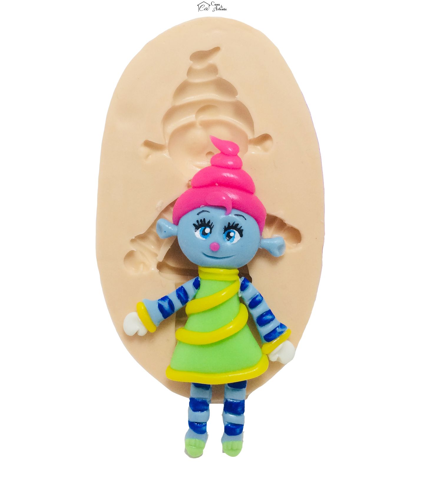 Molde de silicone - Luna Petunia - Bibi Bubbles - Media - P407