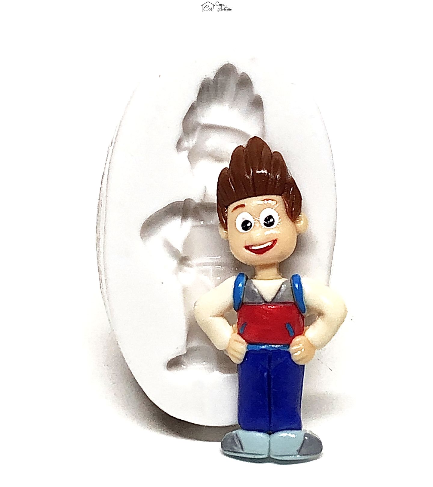 Molde de silicone - Patrulha Canina - Ryder Pequeno - P287