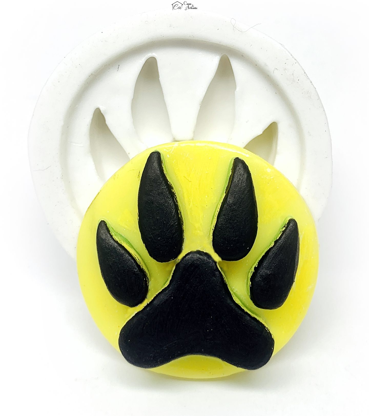 Molde de silicone - Os Aventureiros - Simbolo Amarelo - Grande - P1209