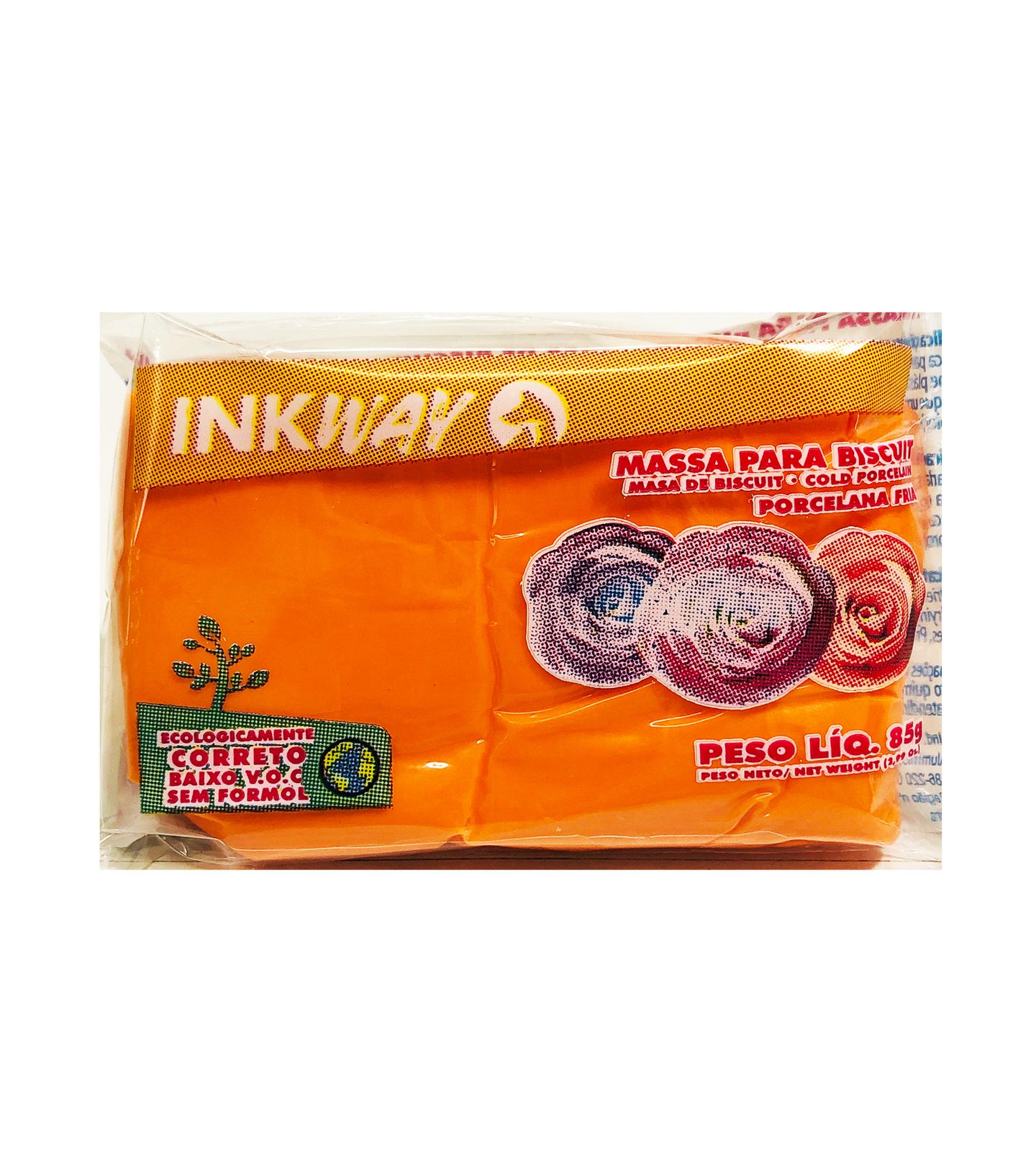Massa p/ Biscuit - Inkway - Colorida - 85 g