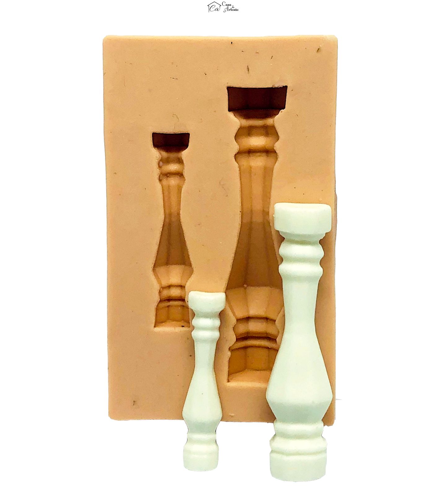 Molde de silicone - Balaustre - 02 Tamanhos - P825