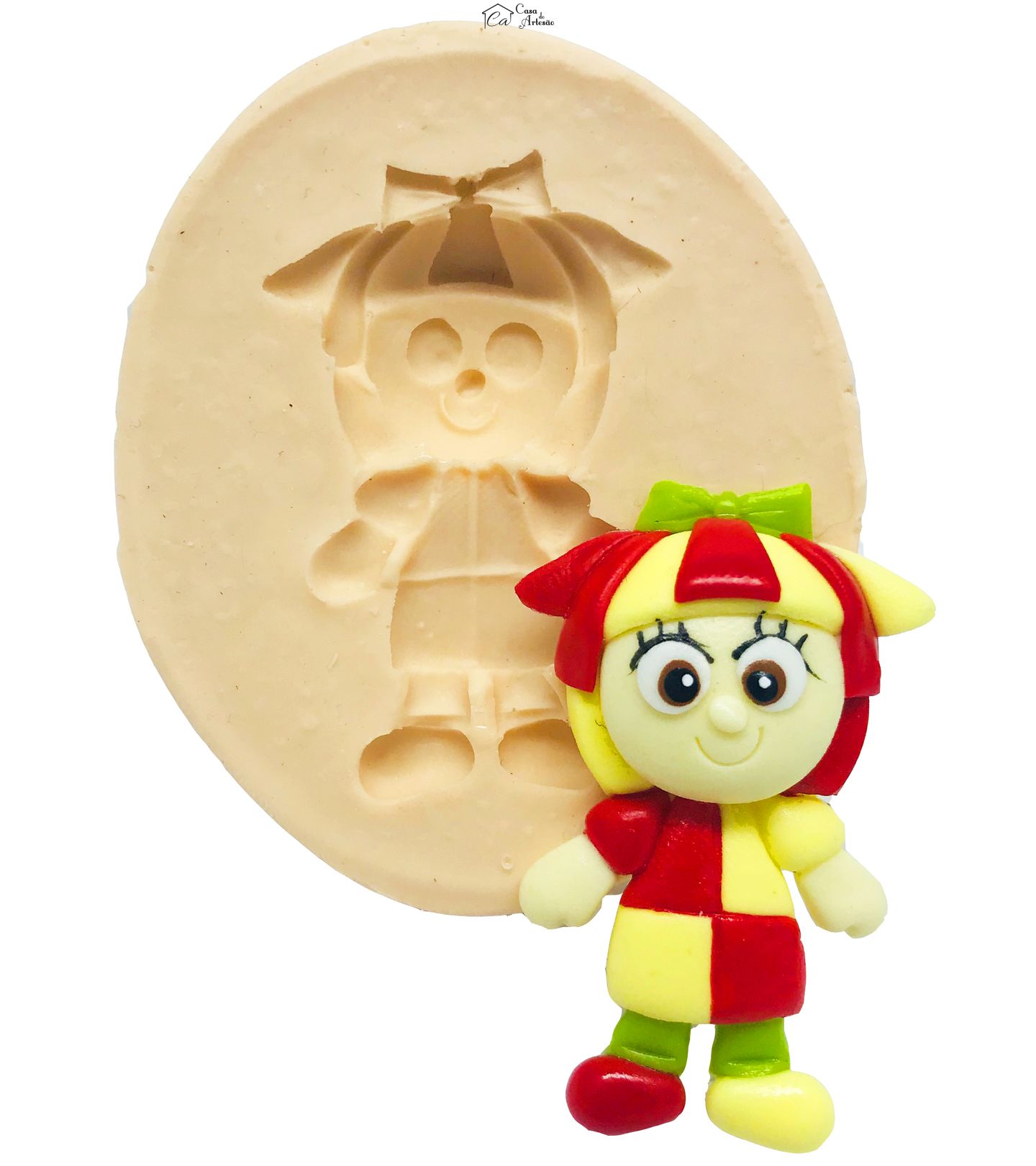 Molde de silicone - Sitio do Pica Pau Amarelo - Emilia - Media - P488