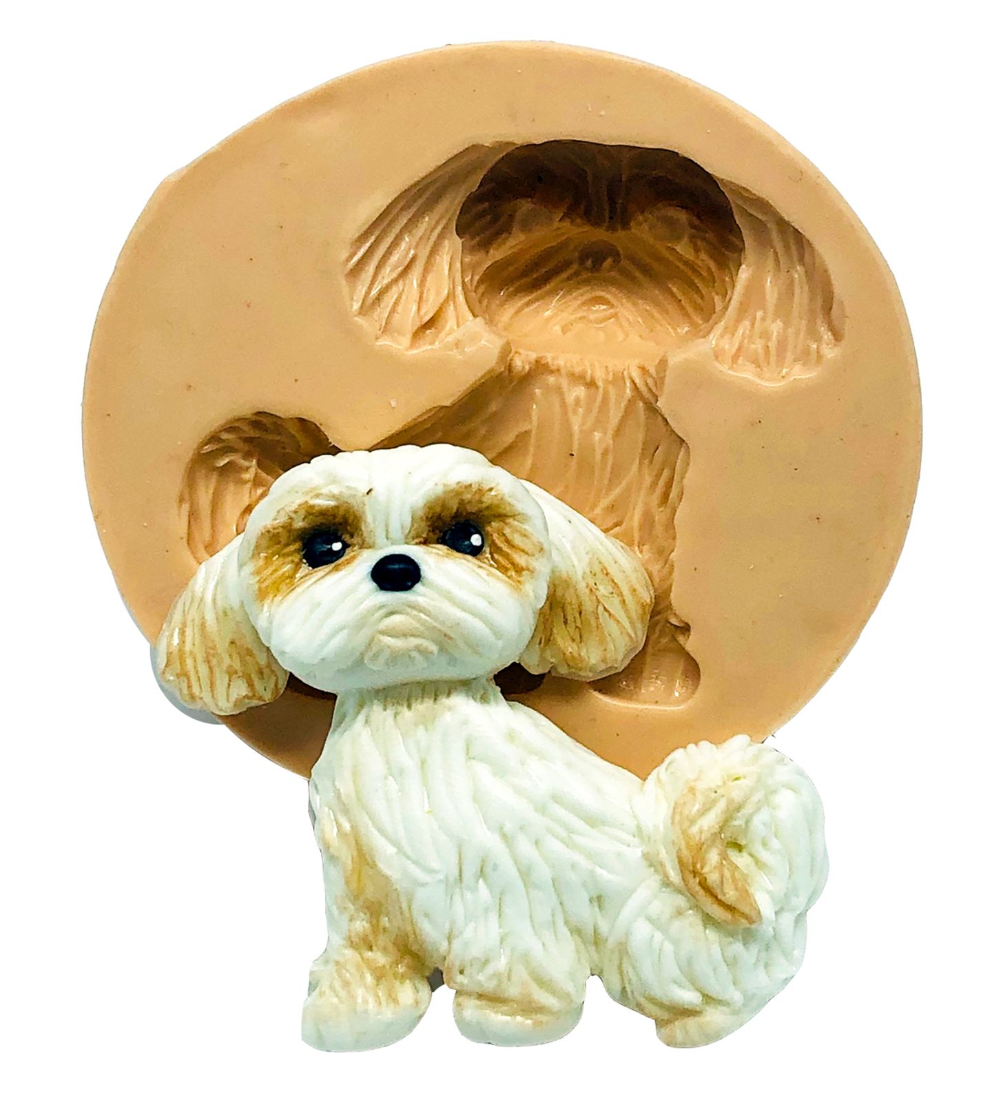 Molde de silicone - Cachorro - Shi Tzu - Grande - P845