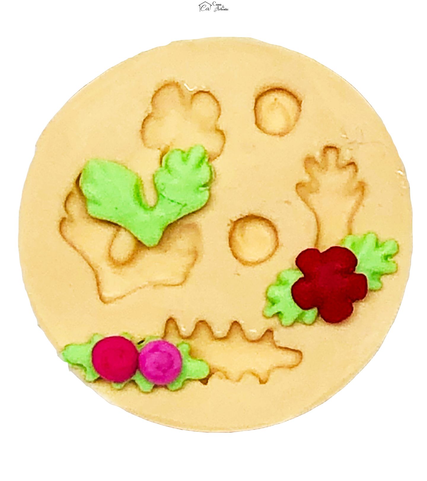 Molde de silicone - Mini Folhas