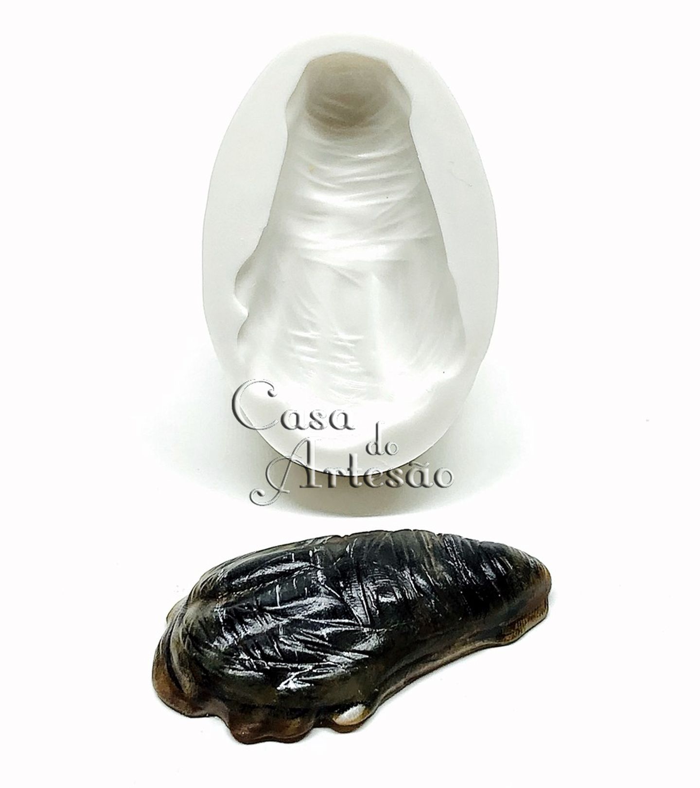 Molde de silicone - Ostra - Grande - P937