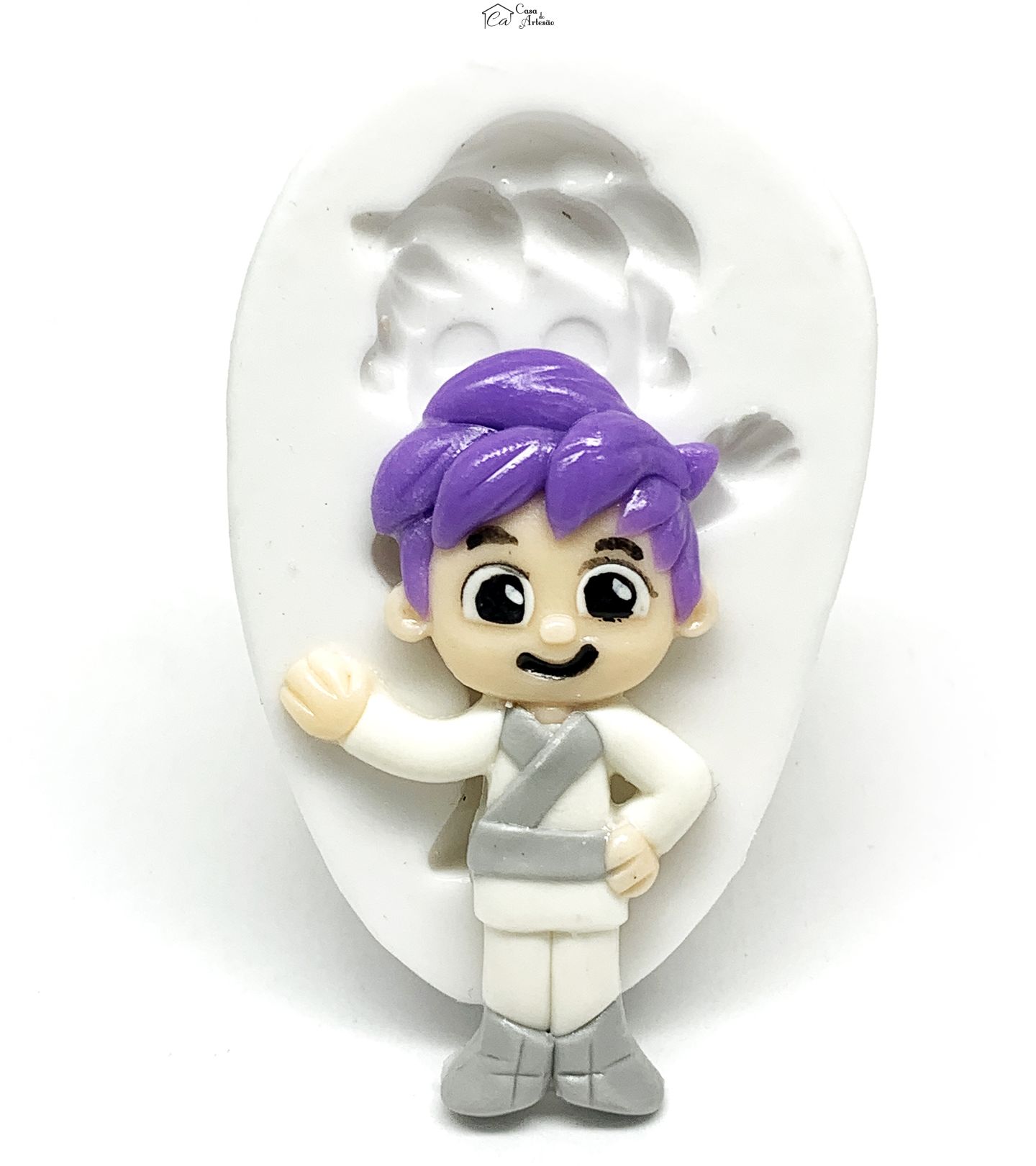 Molde de silicone - Vera e o Reino do Arco Iris - Zee - Medio - P1194