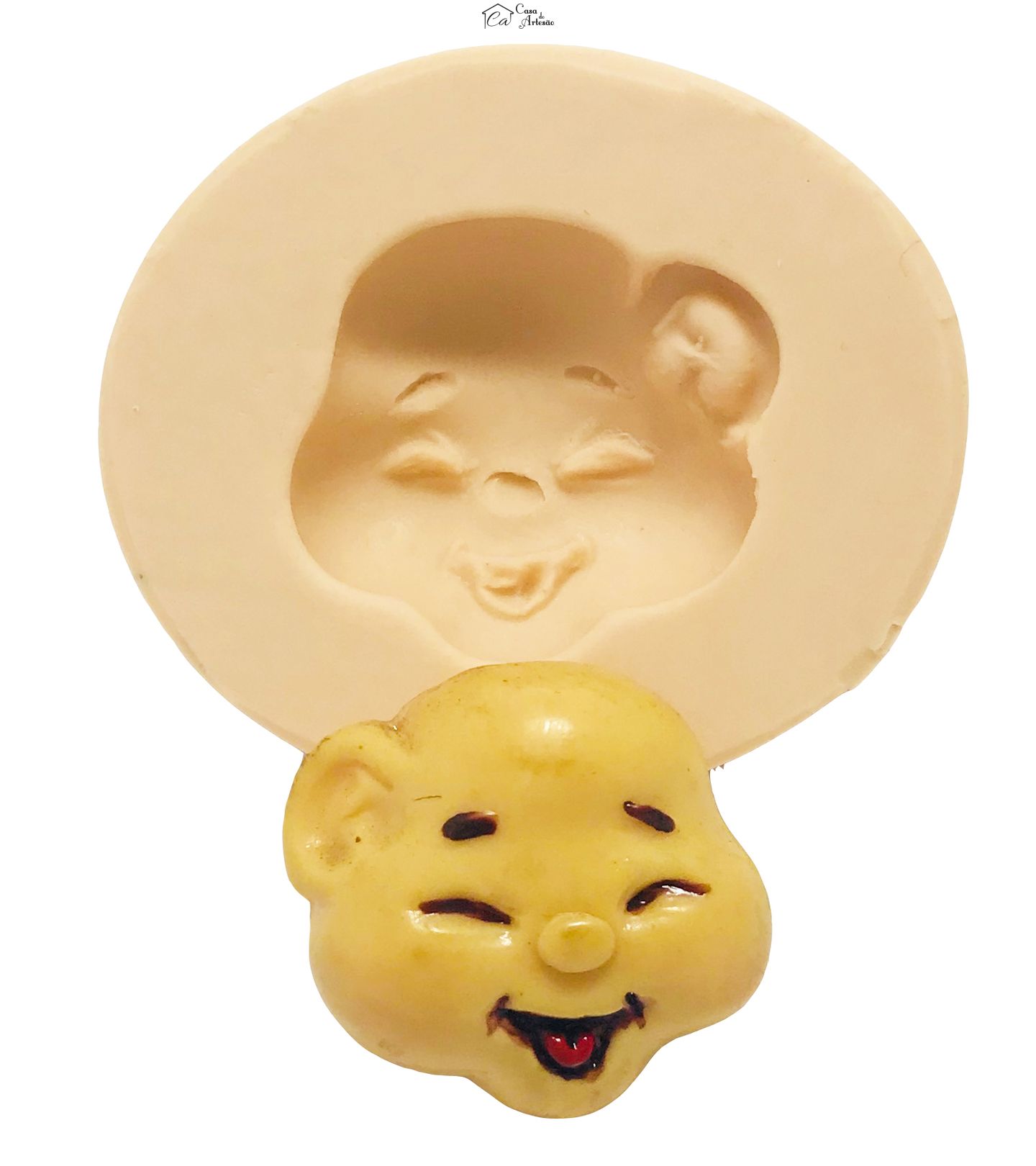 Molde de silicone - Rosto Japones