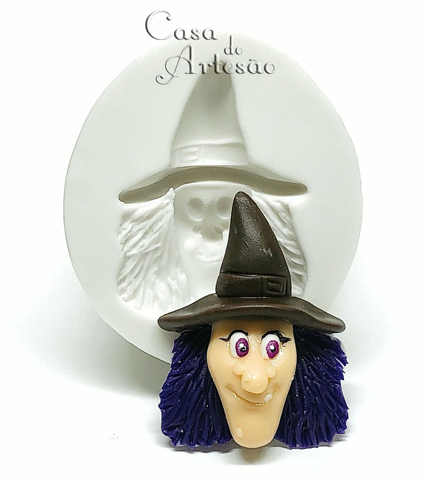 Halloween - Rosto Bruxa - Medio - P935