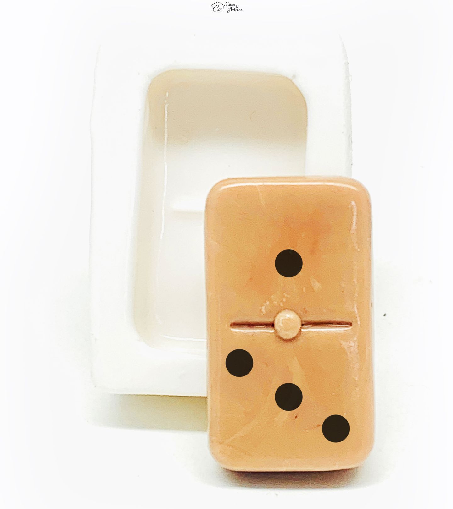 Molde de silicone - Dominó - Medio - P1137