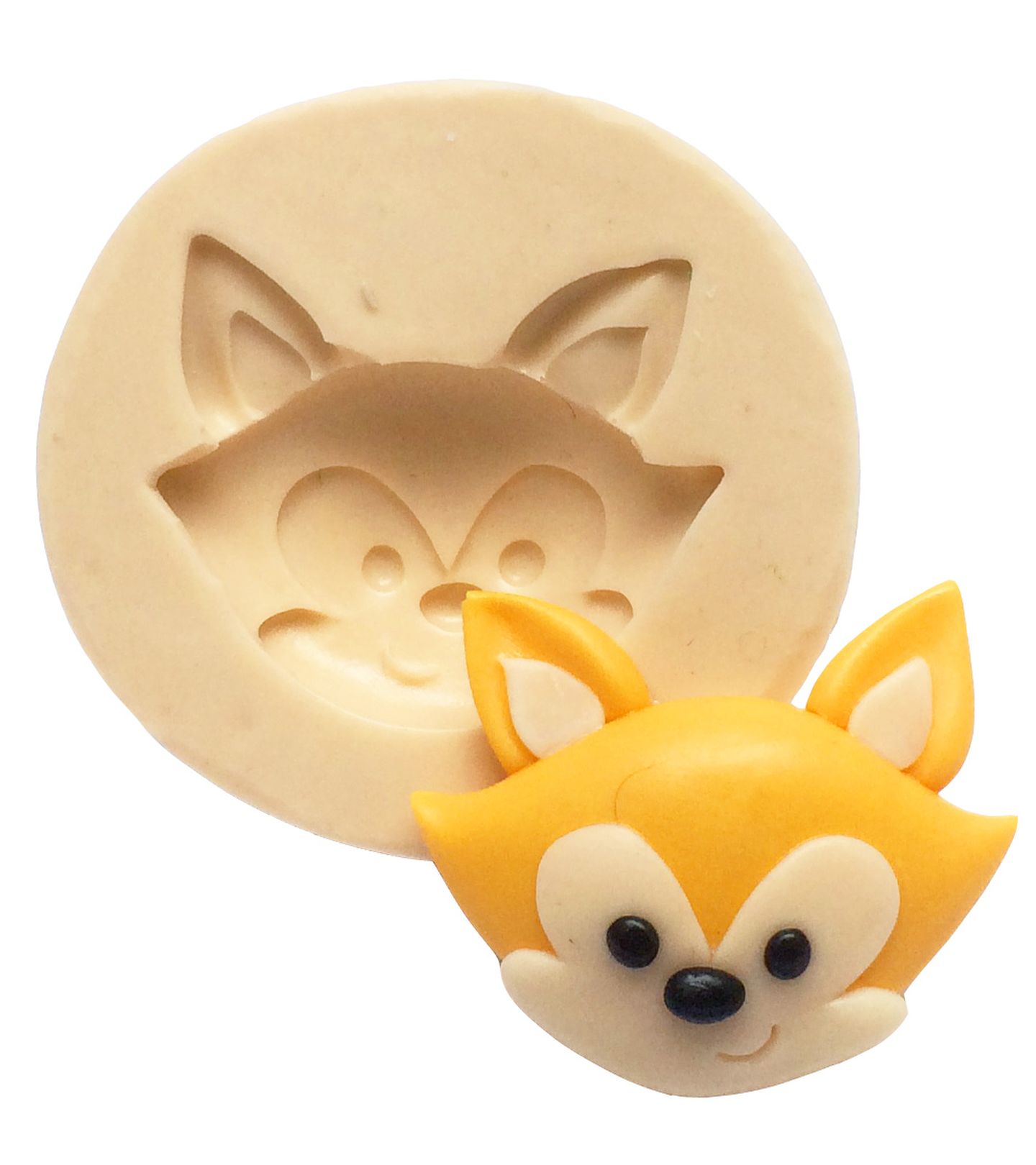 Molde de silicone - O Pequeno Principe - Rosto Raposa - P274