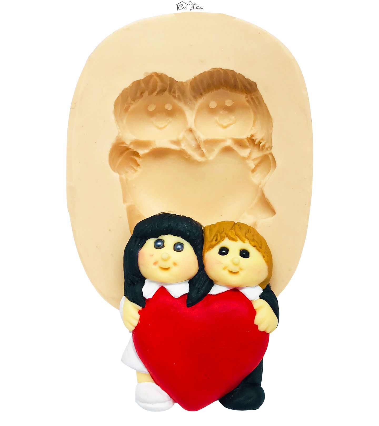 Molde de silicone - Casal de Namorados