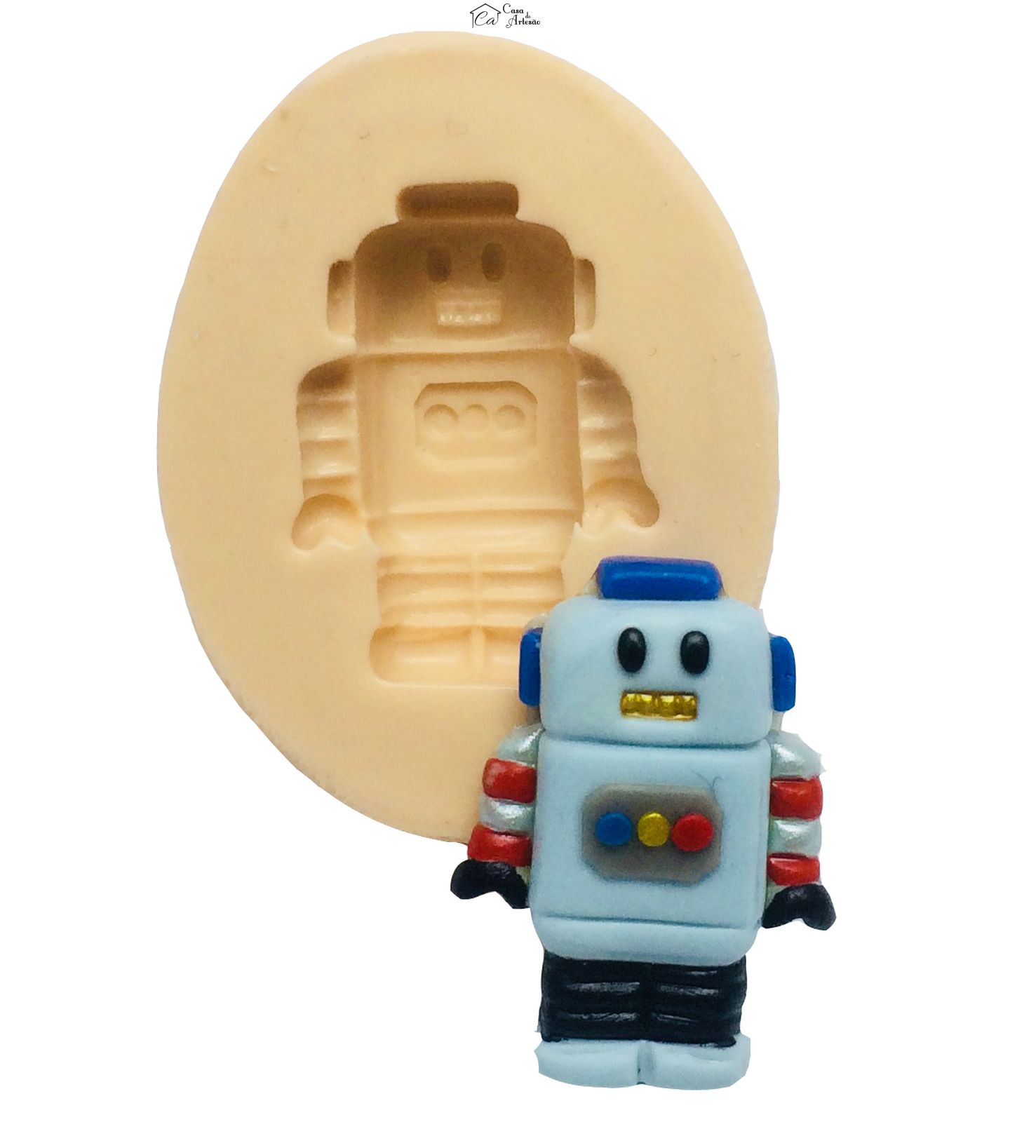 Molde de silicone - Robo Pequeno - P301