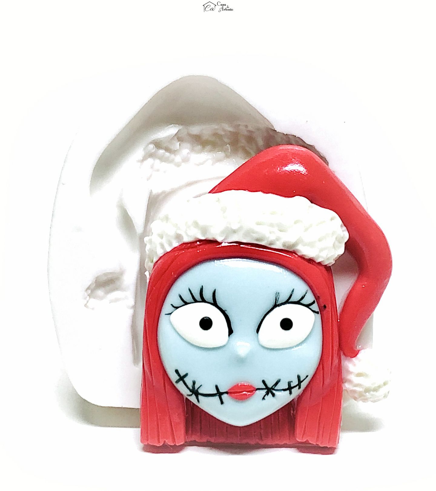 Molde de silicone - O Estranho Mundo de Jack - Rosto Sally - Grande - P1105