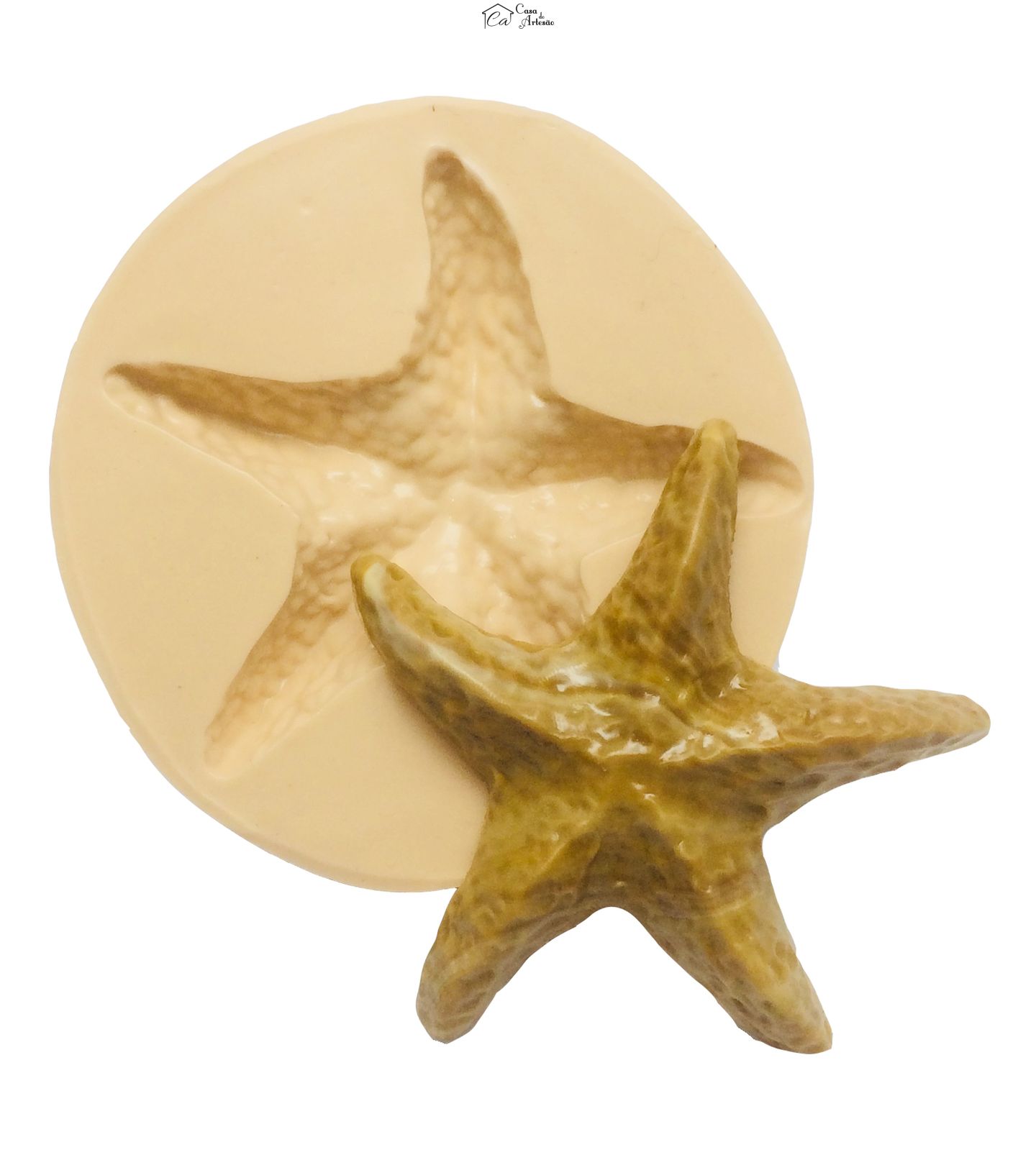 Molde de silicone - Estrela do Mar - Grande - P362