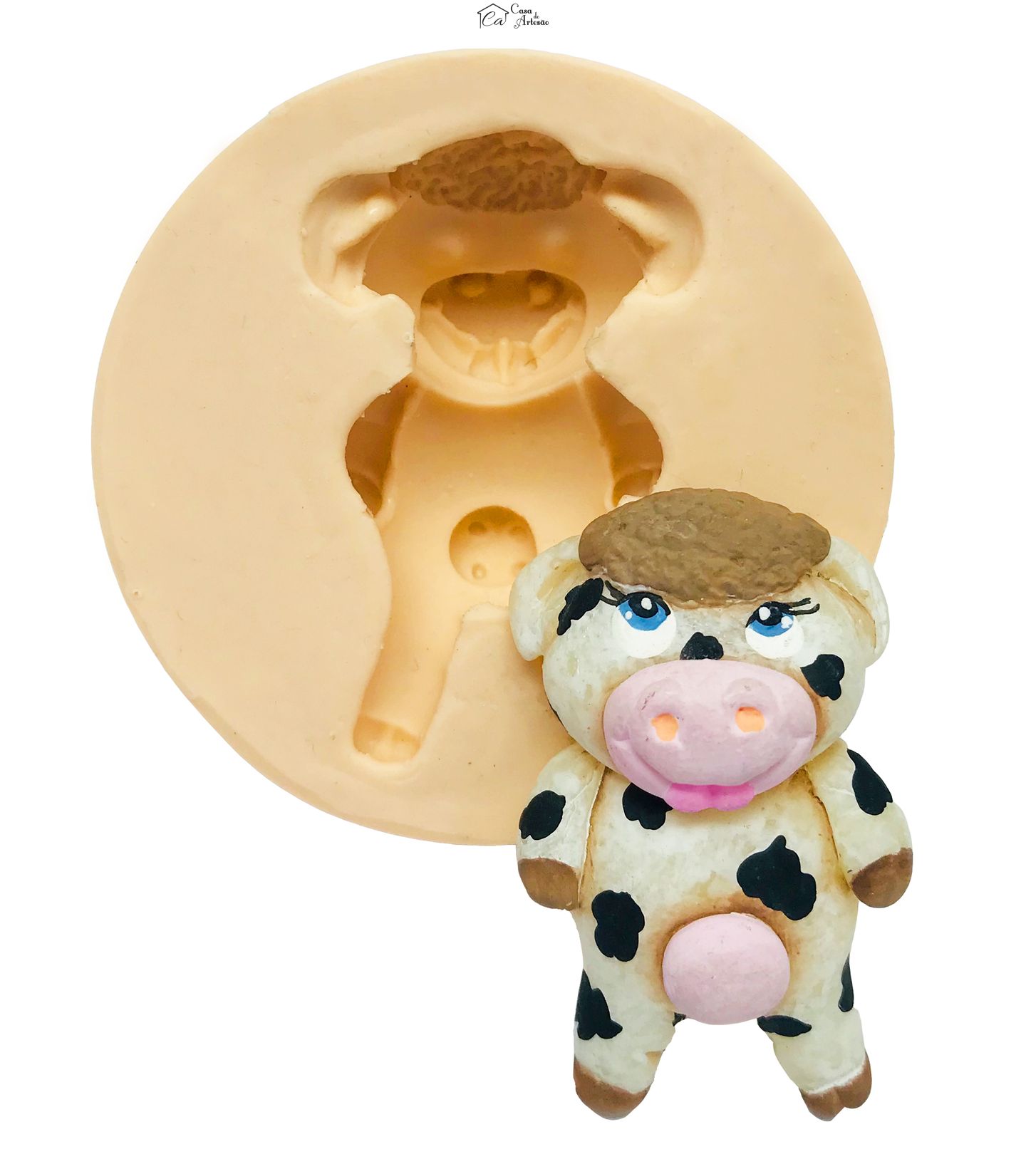 Molde de silicone - Vaquinha Mini