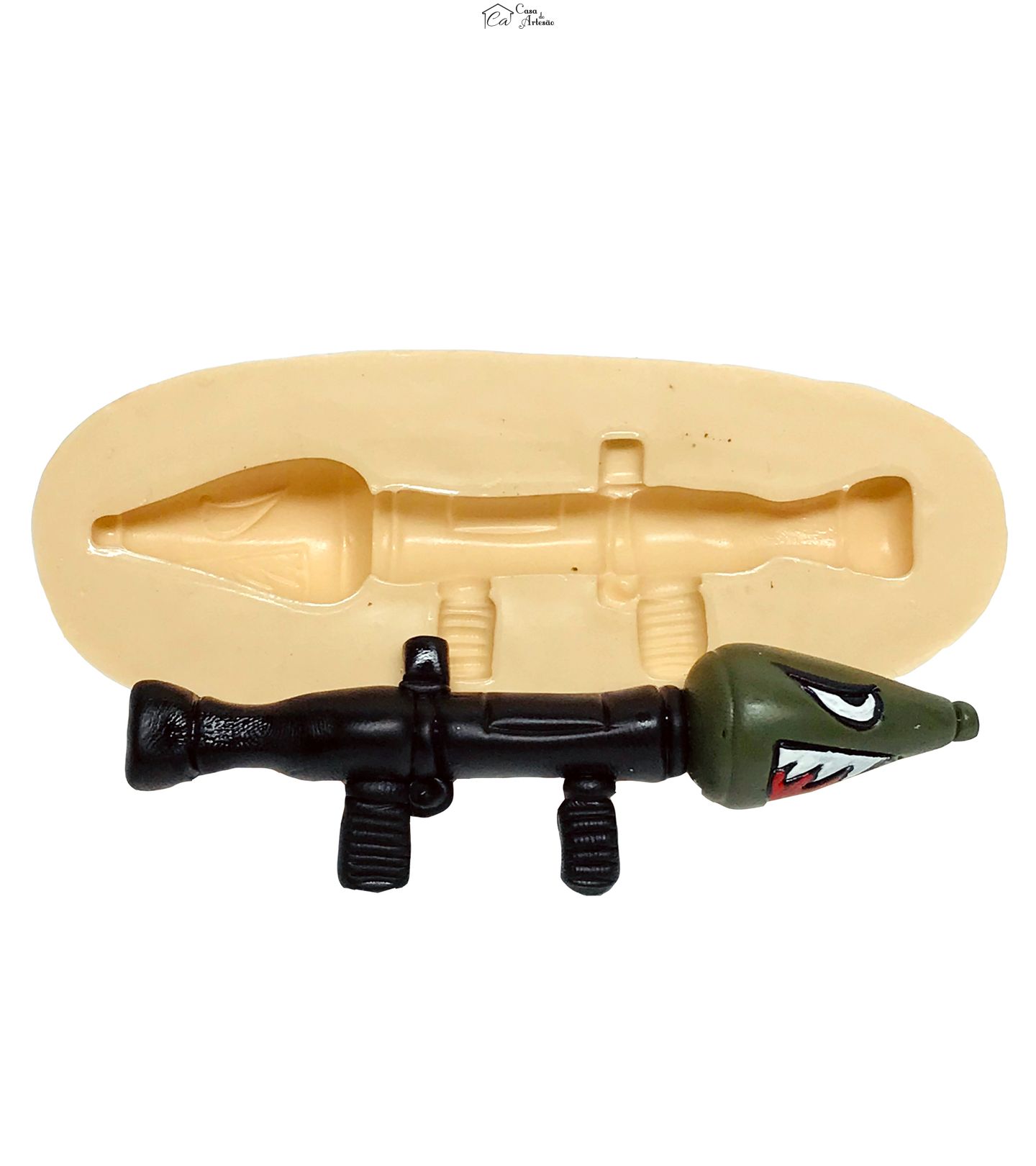 Molde de silicone - Fortnite - Lançador Foguetes - Grande - P584