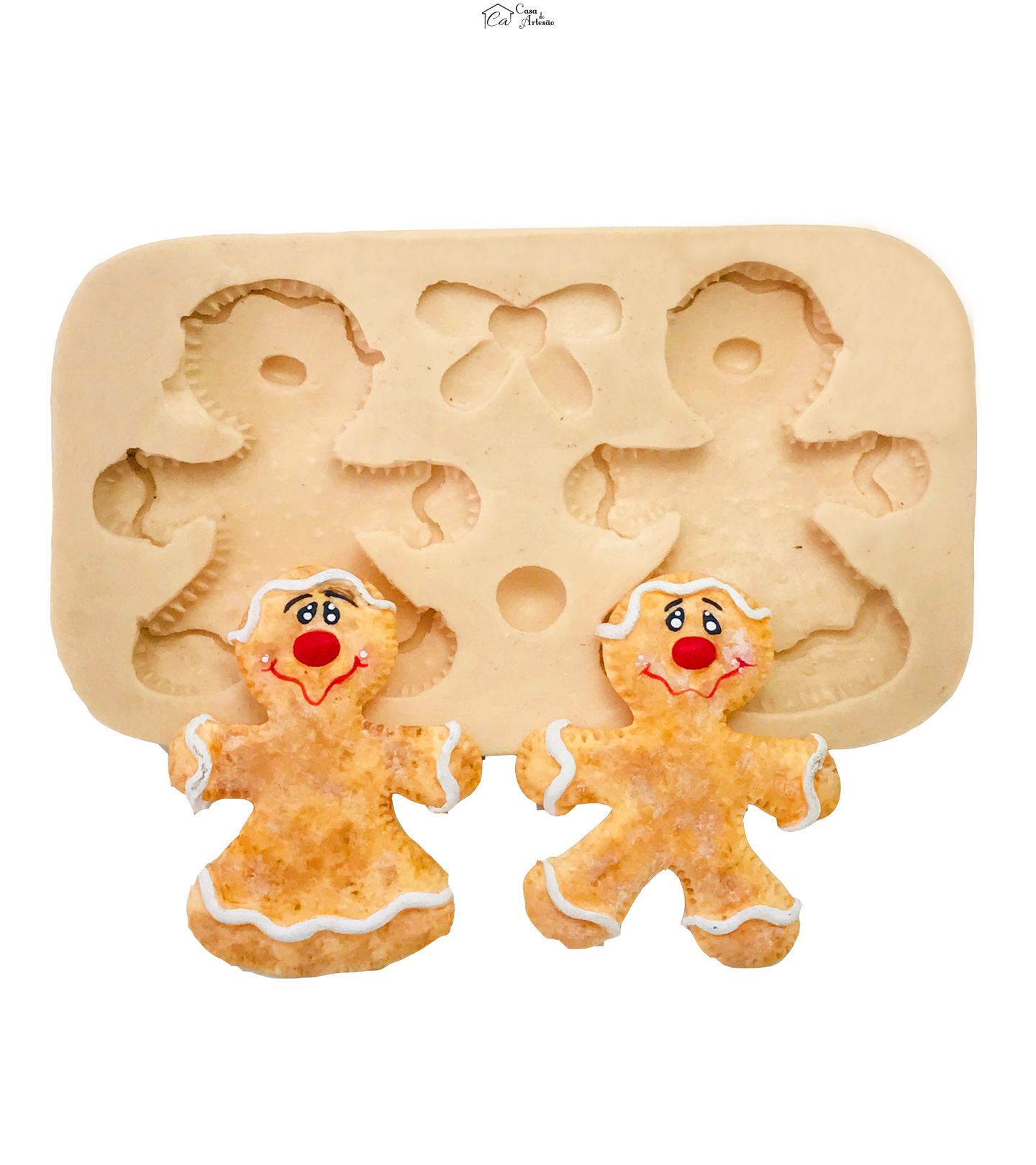 Molde de silicone - Boneco Ginger - P123