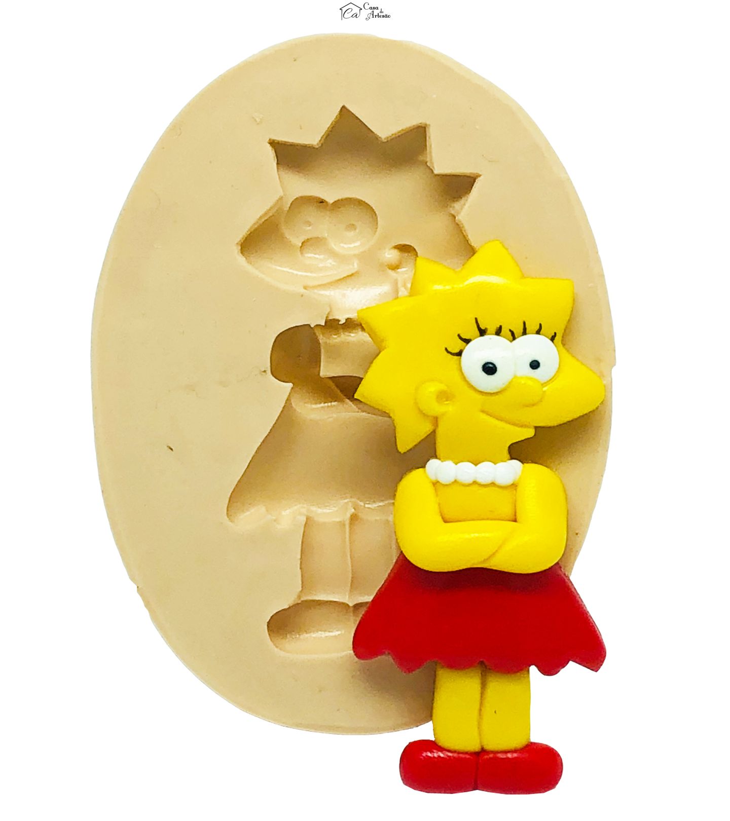 Molde de silicone - Simpsons - Lisa - Grande - P836