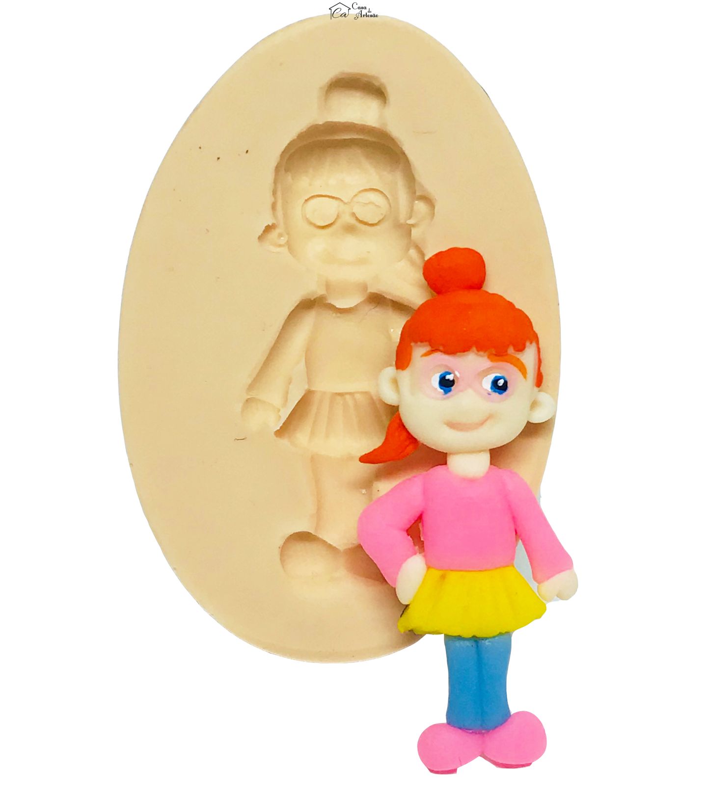 Molde de silicone - Vampirina - Bridget - Pequena - P571