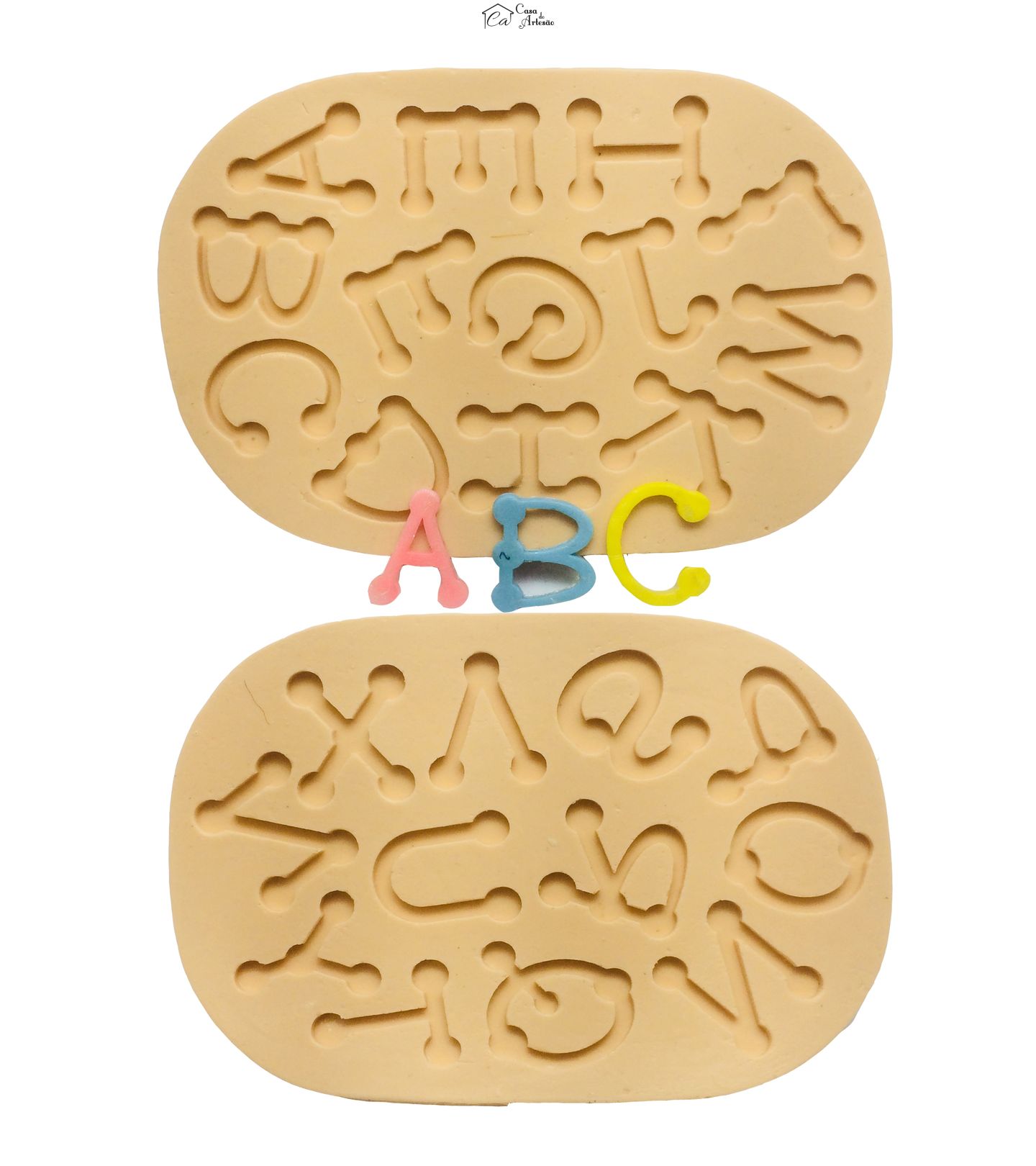 Molde de silicone - Alfabeto Country - P194 / 195