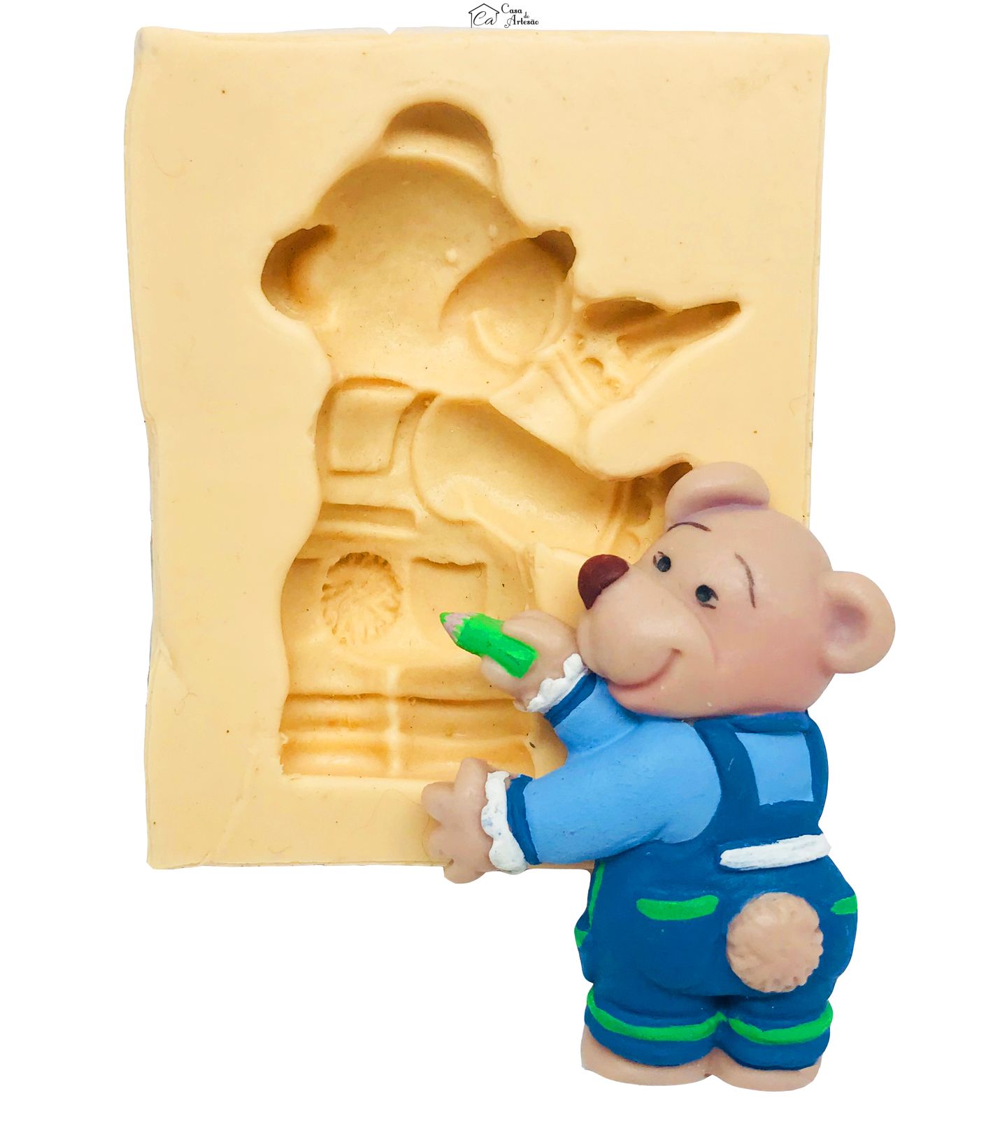 Molde de silicone - Urso - P91