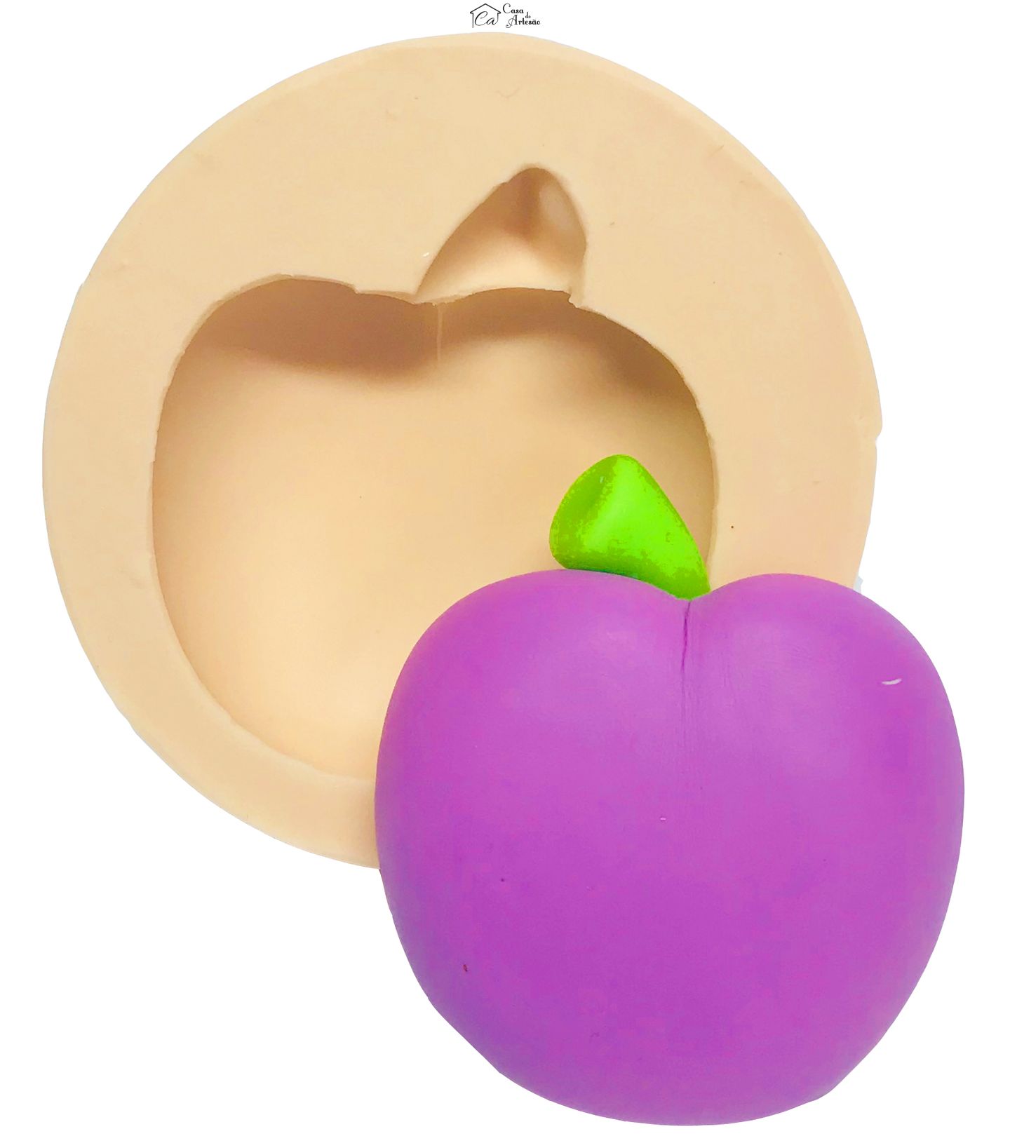 Molde de silicone - Moranguinho - Ameixinha - Fruta Grande - P521