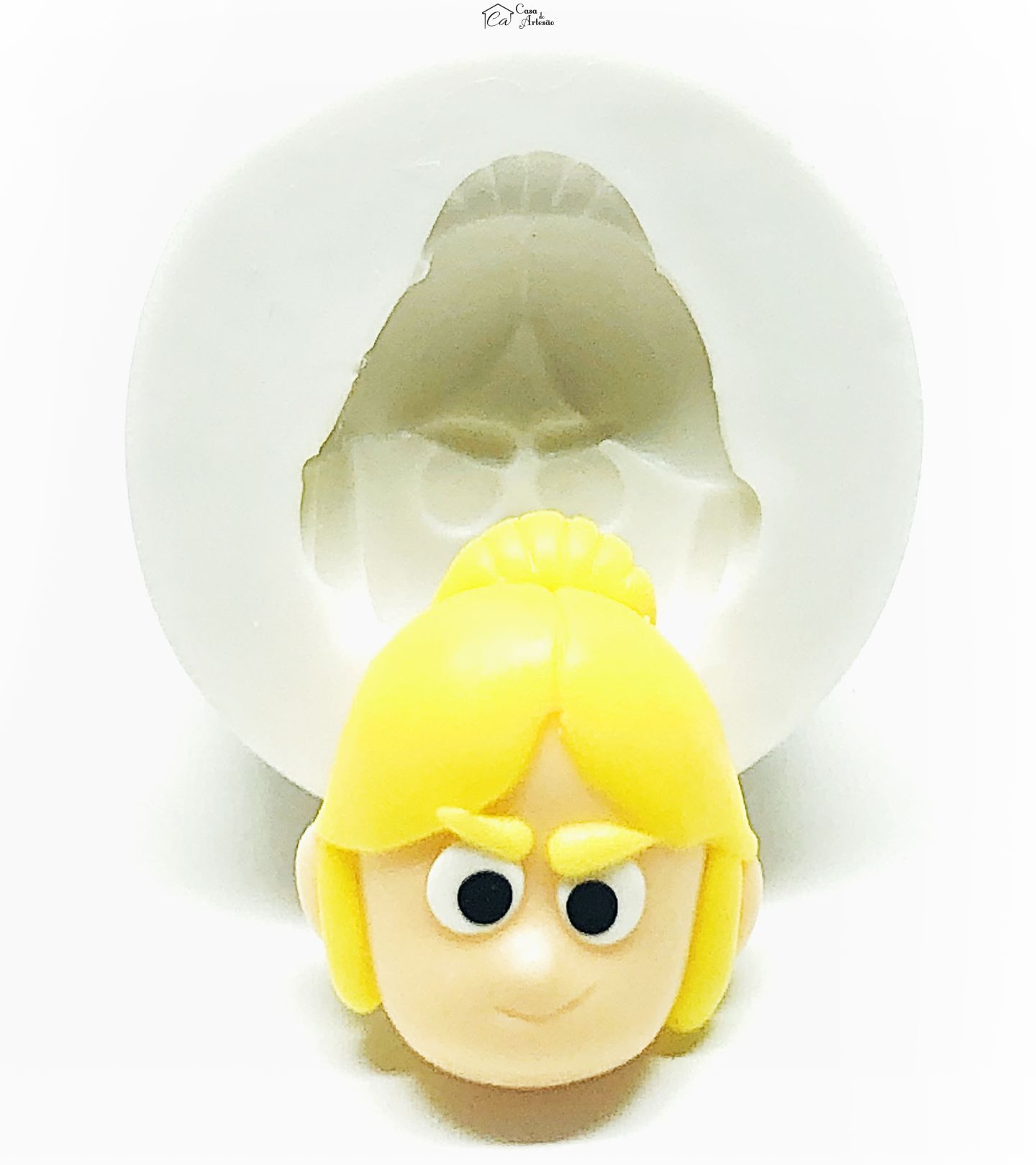 Molde de silicone - Brawl Stars - Rosto Piper - Medio - P993