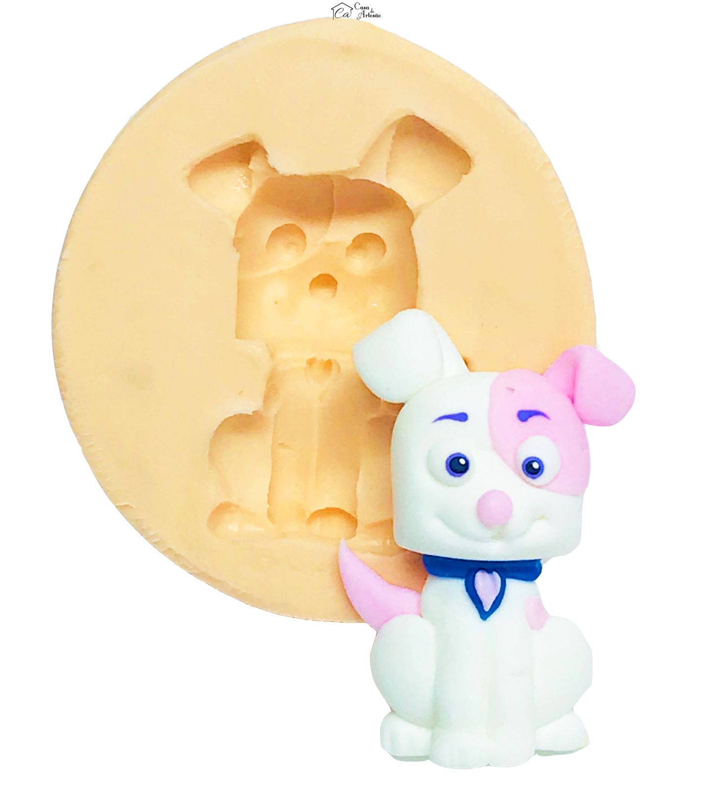 Molde de silicone - Moranguinho - Pet da Ameixinha - Medio - P524