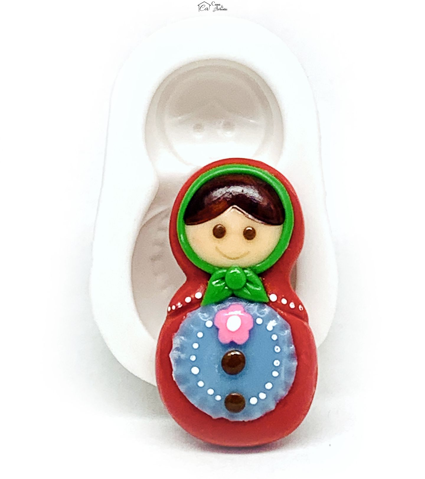 Molde de silicone - Matrioska - Boneca Russa - Grande - P1166