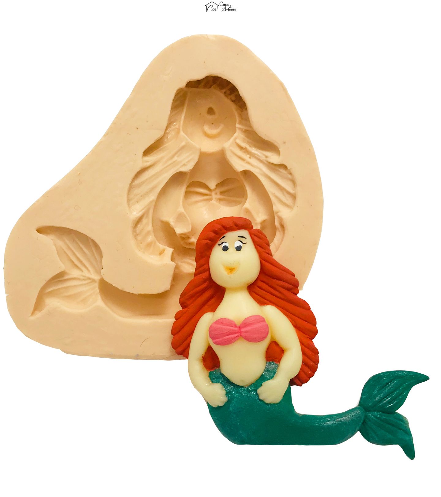 Molde de silicone - Sereia II - P32