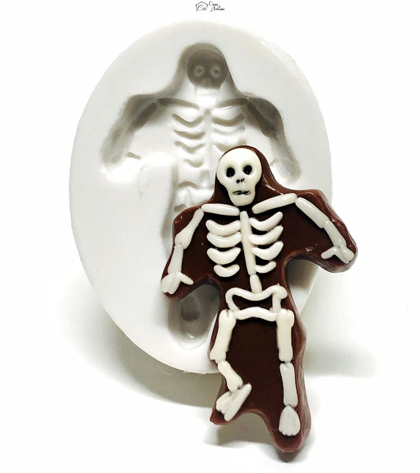 Molde de silicone - Esqueleto - Pequeno - P1053