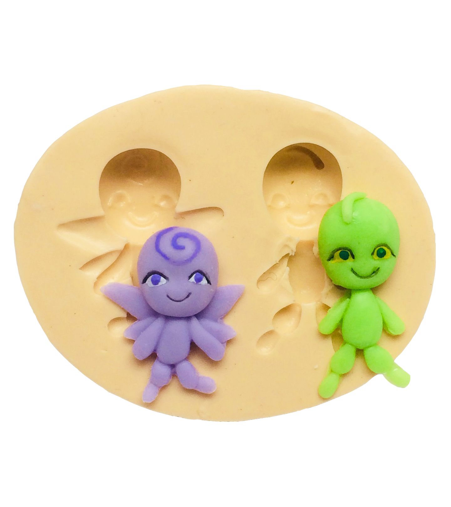 Molde de silicone - Ladybug - Nooroo e Wayzz