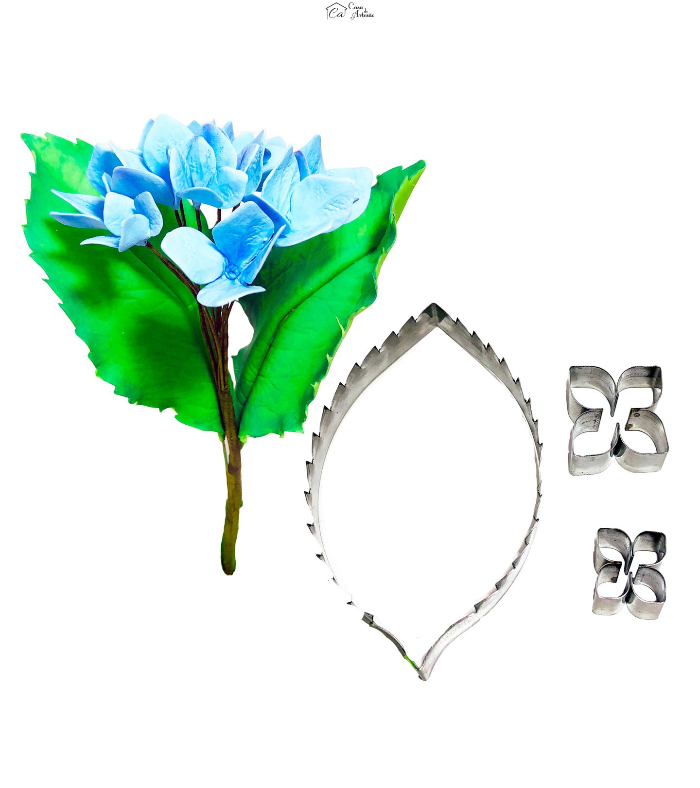 Cortador Aço - Flor - Hortensia